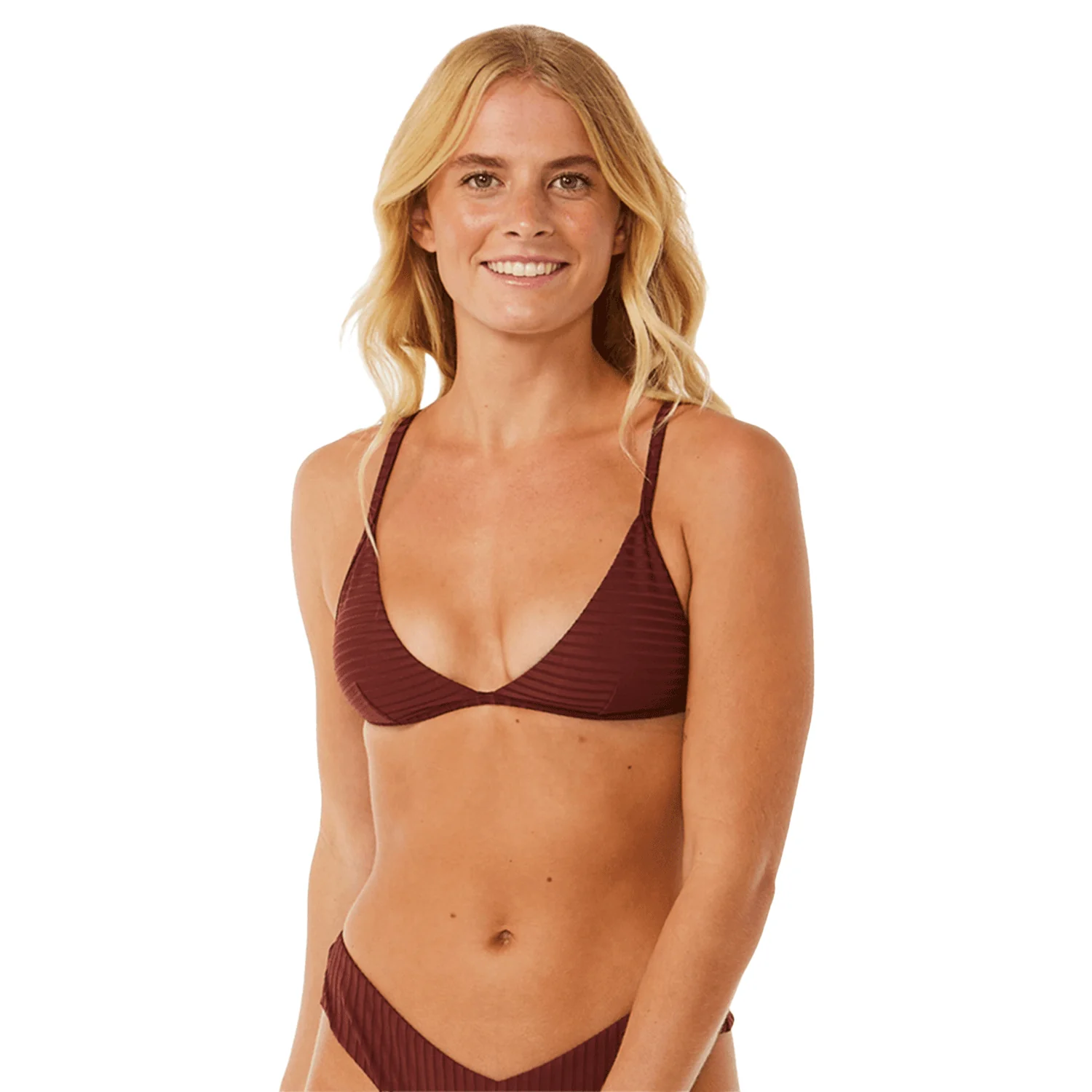 Rip Curl Women's Premium Surf Fixed Triangle Top Plum