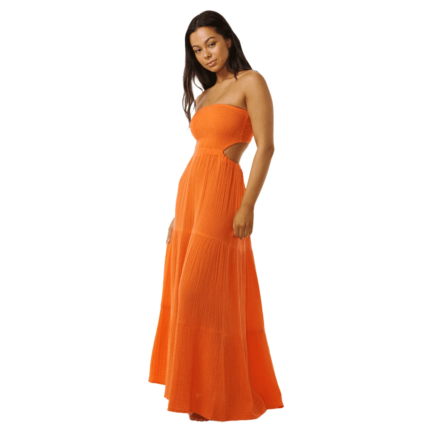 Rip Curl Women's Premium Surf Maxi Dress Bright Orange - Image 3