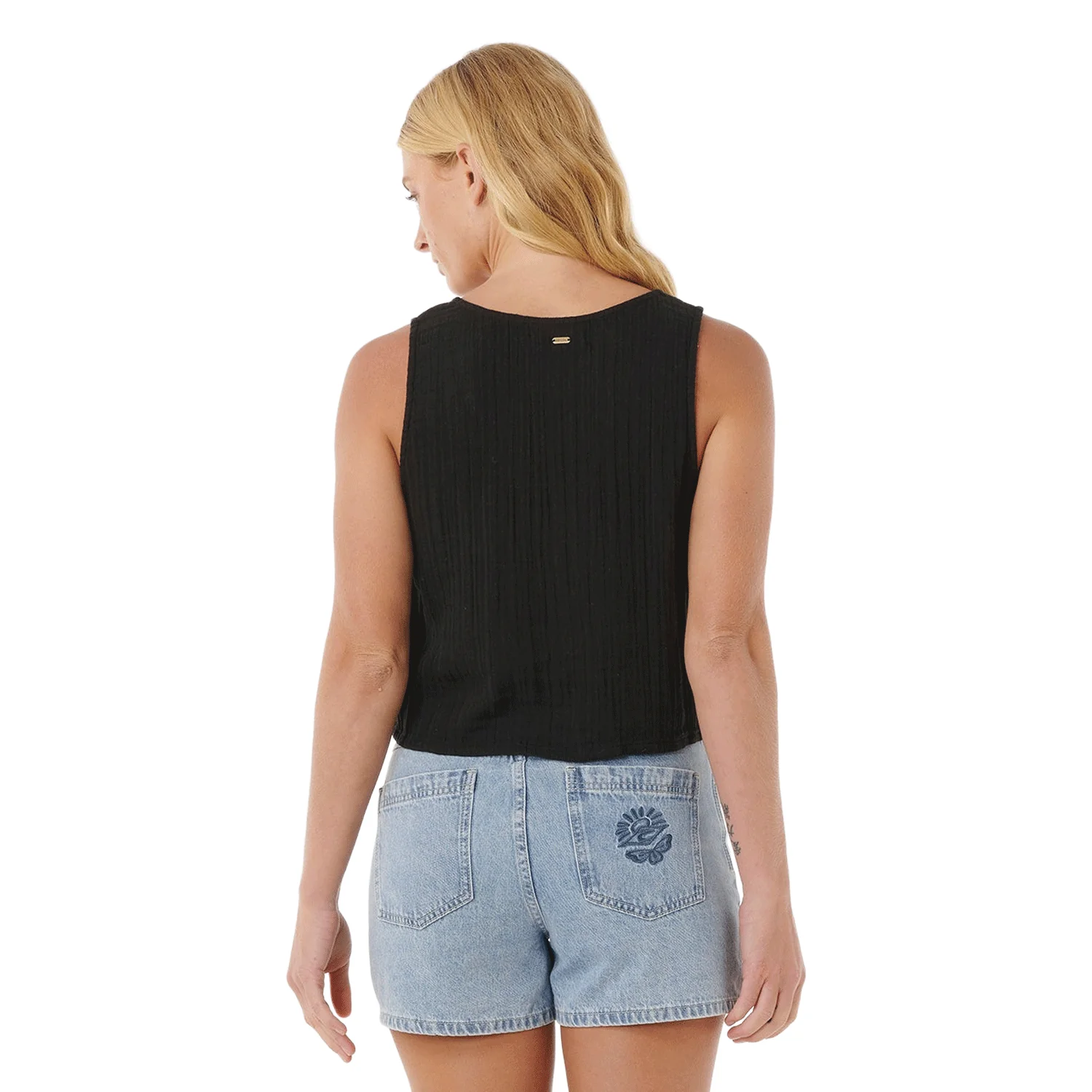 Rip Curl Women's Premium Surf Top Black - Image 3