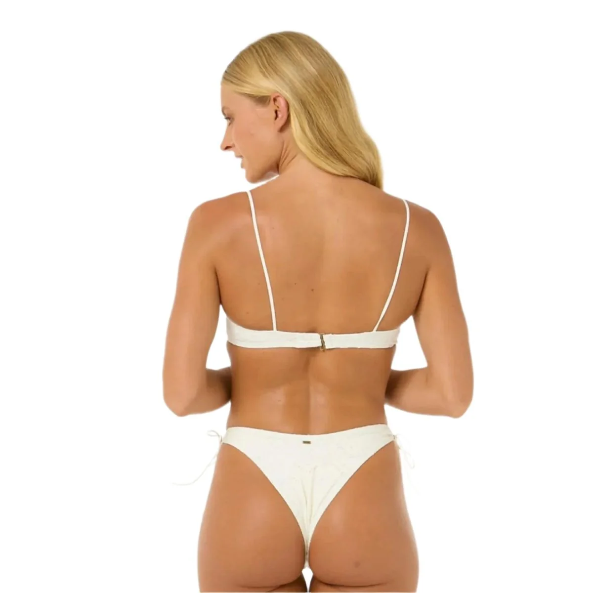 Rip Curl Women's San Carlos Broderie Balconette Top Bone - Image 3