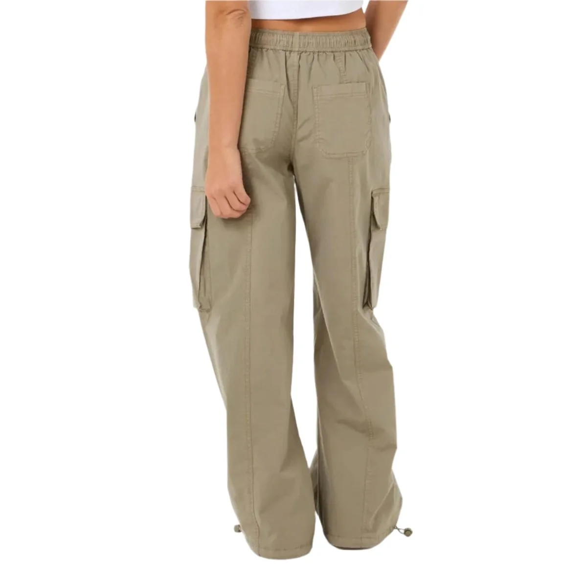 Rip Curl Women's San Carlos Cargo Pant Sage - Image 3