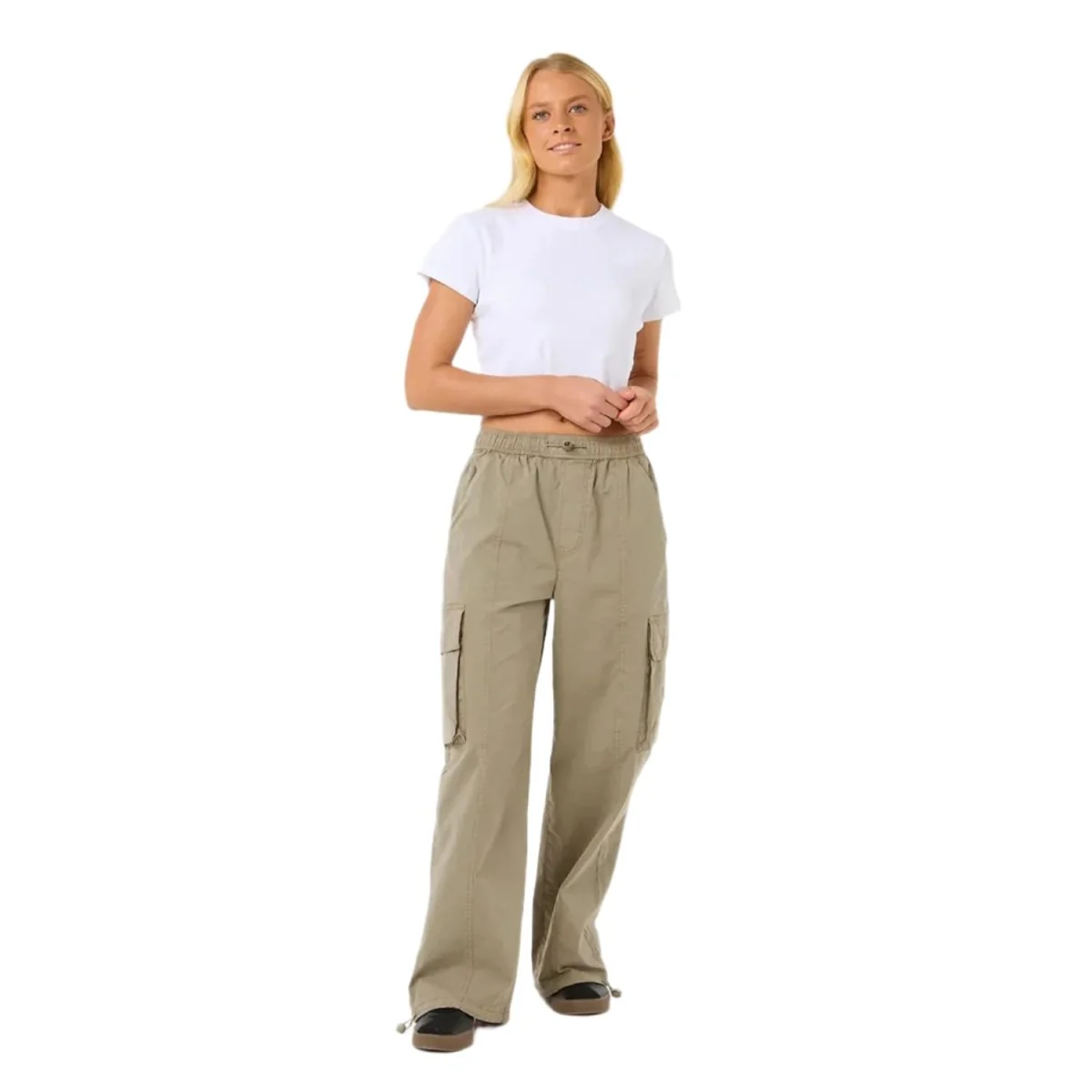 Rip Curl Women's San Carlos Cargo Pant Sage - Image 4