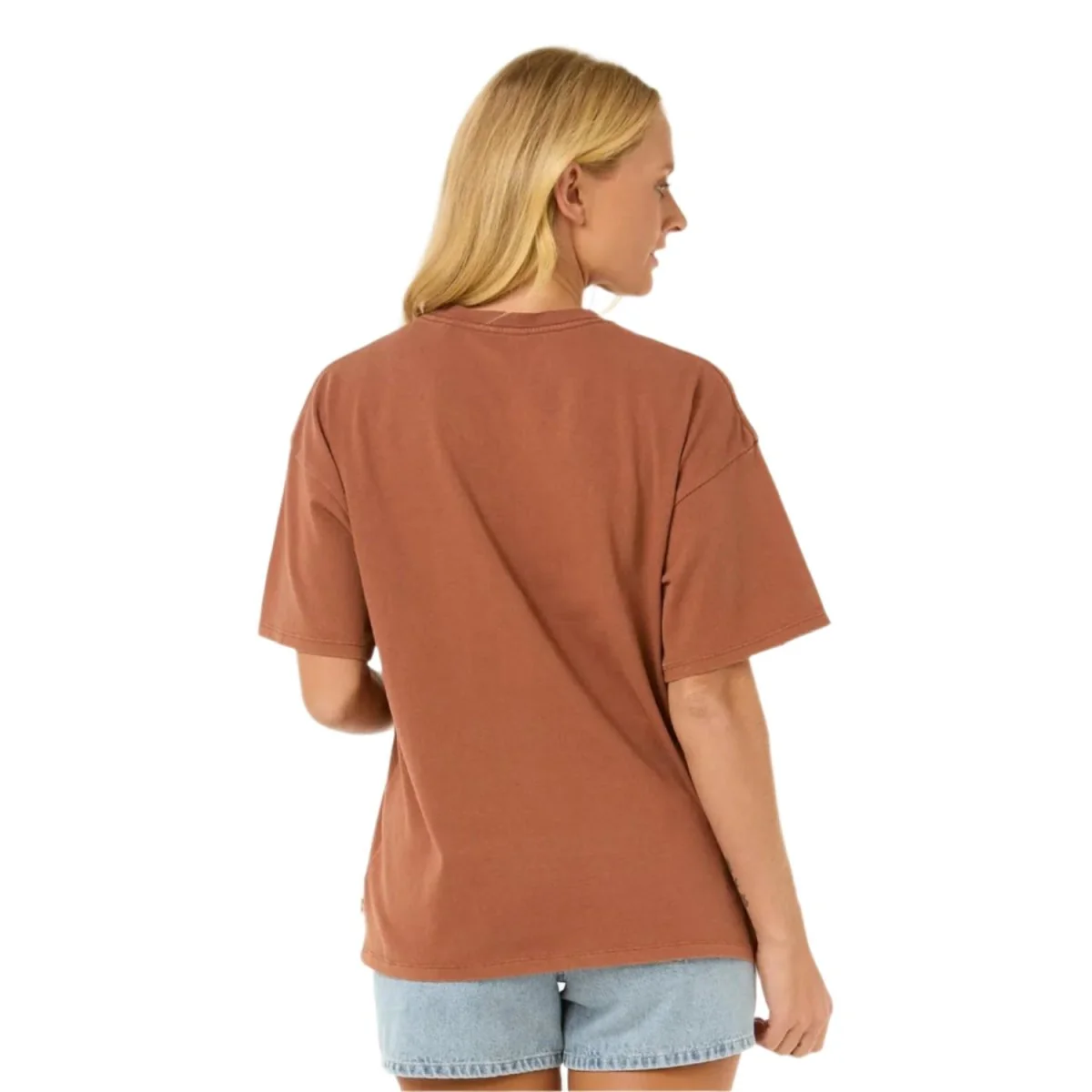 Rip Curl Women's San Carlos Heritage T-Shirt Brown - Image 3