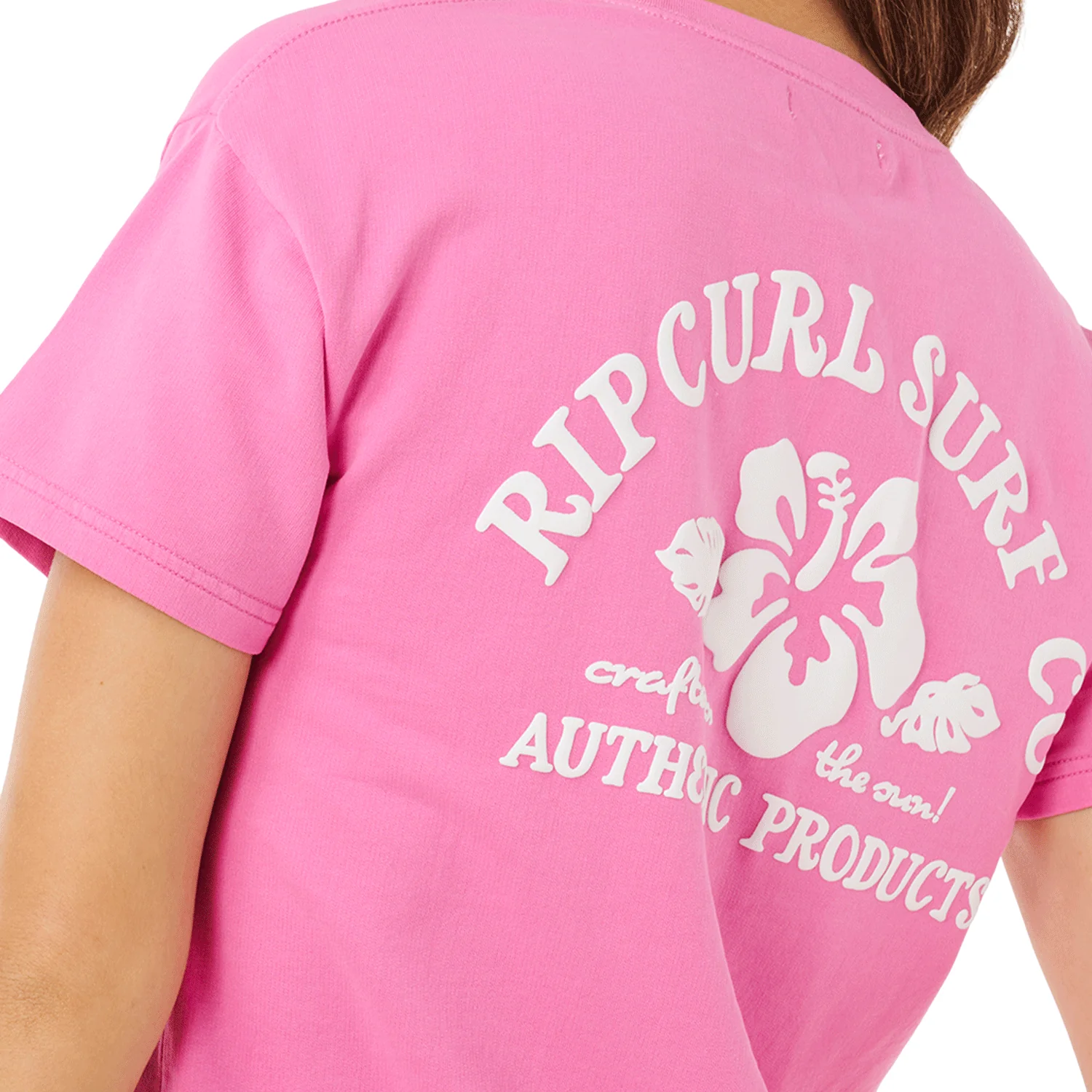 Rip Curl Women's Surf Puff Party Pack Relaxed Top Super Pink - Image 3