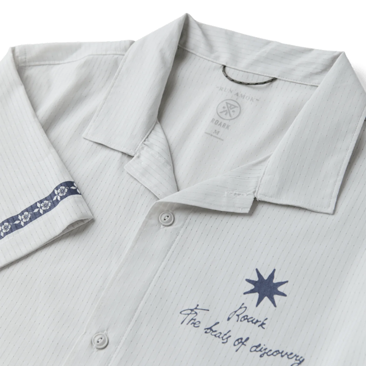 Roark Men's Bless Up Trail S/S Shirt Silver - Image 3