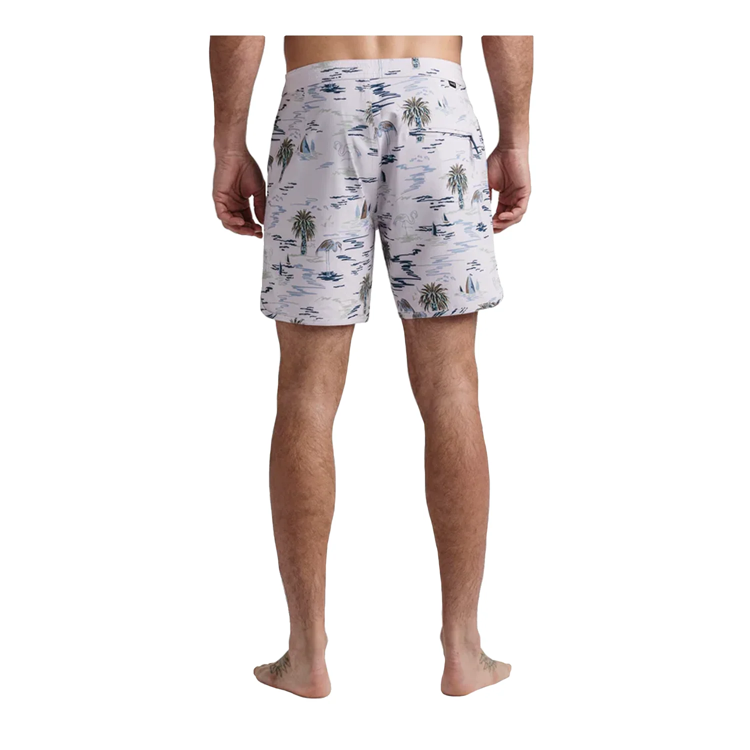 Roark Men's Chiller 17" Scallop Boardshort Laguna Dusty Lilac - Image 3
