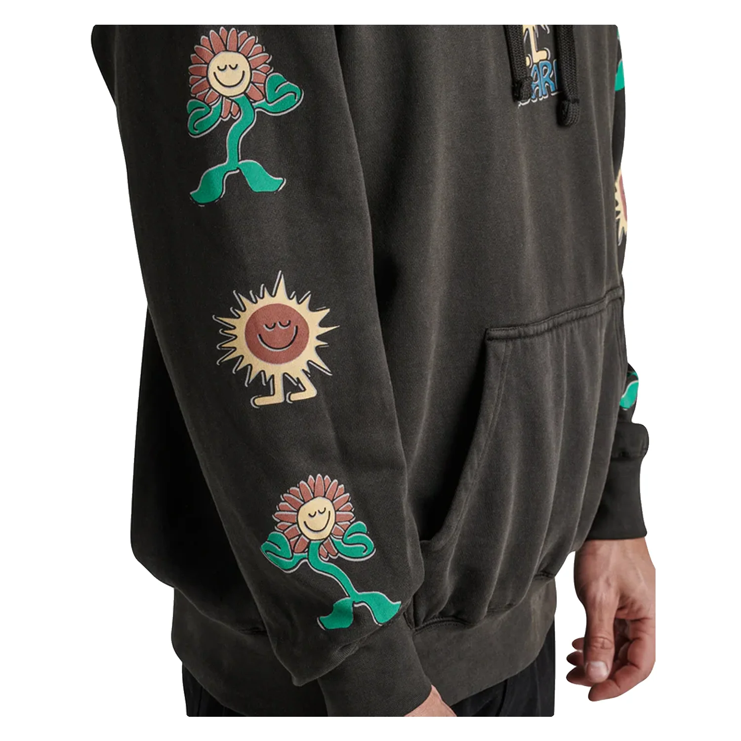 Roark Men's Destroy Enjoy Hoodie Black - Image 3