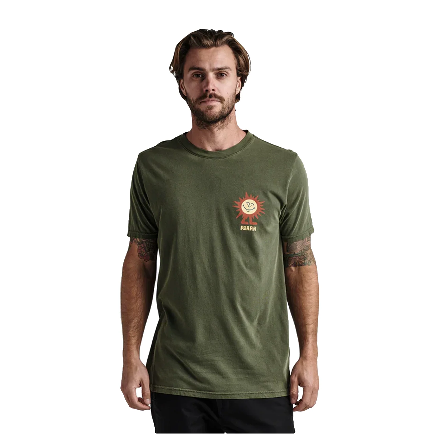 Roark Men's Expeditions T Shirt Military - Image 2