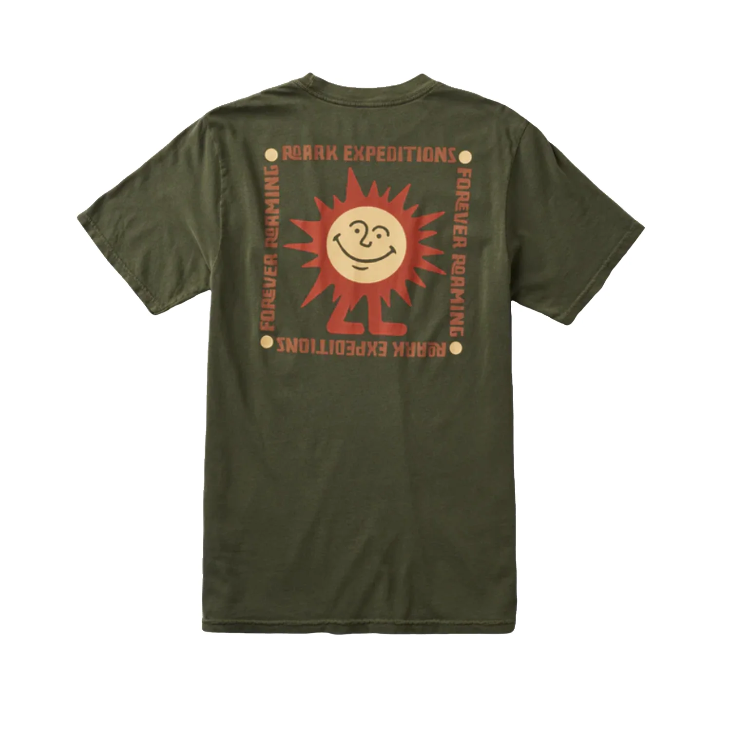 Roark Men's Expeditions T Shirt Military - Image 3
