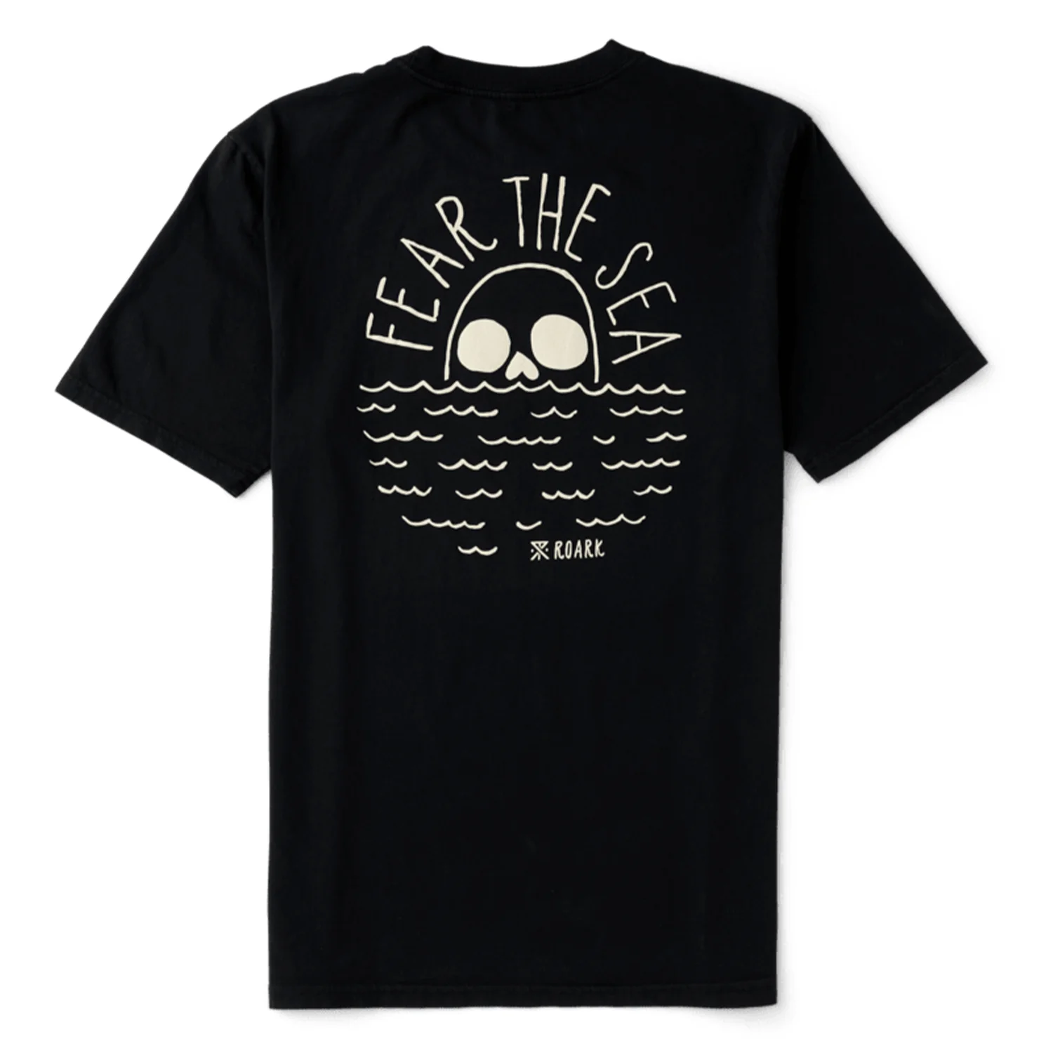 Roark Men's Fear The Sea T Shirt Black - Image 2