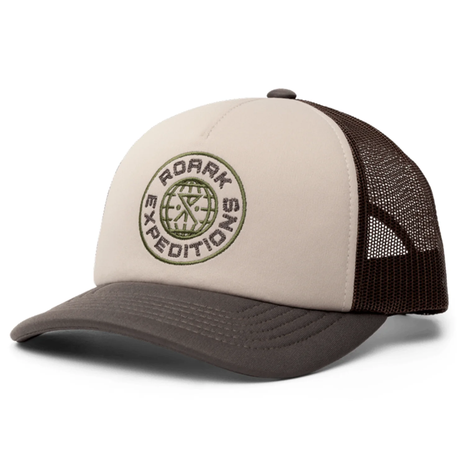 Roark Men's Foam Trucker Global Hat Military - Image 2