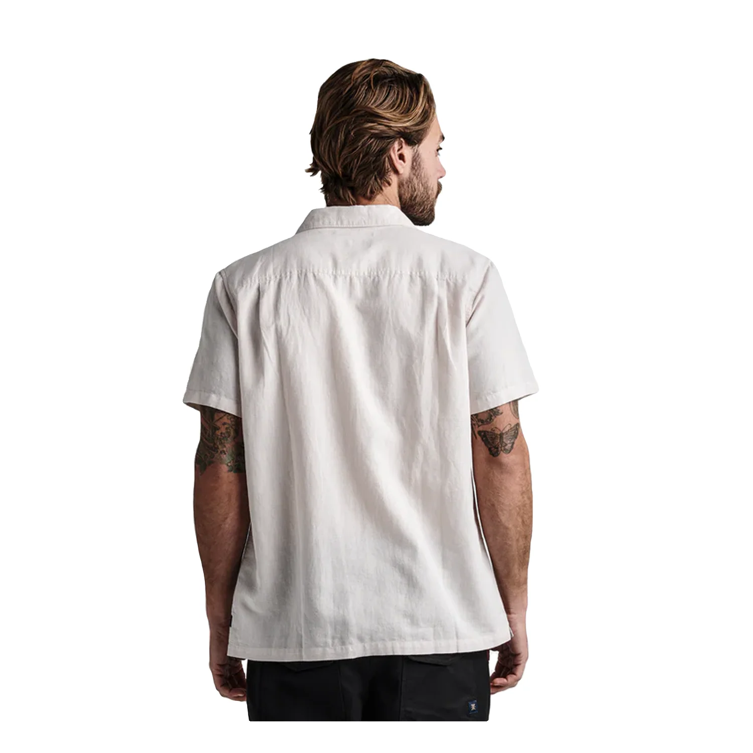 Roark Men's Gonzo S/S Woven Shirt Dusty Lilac - Image 3