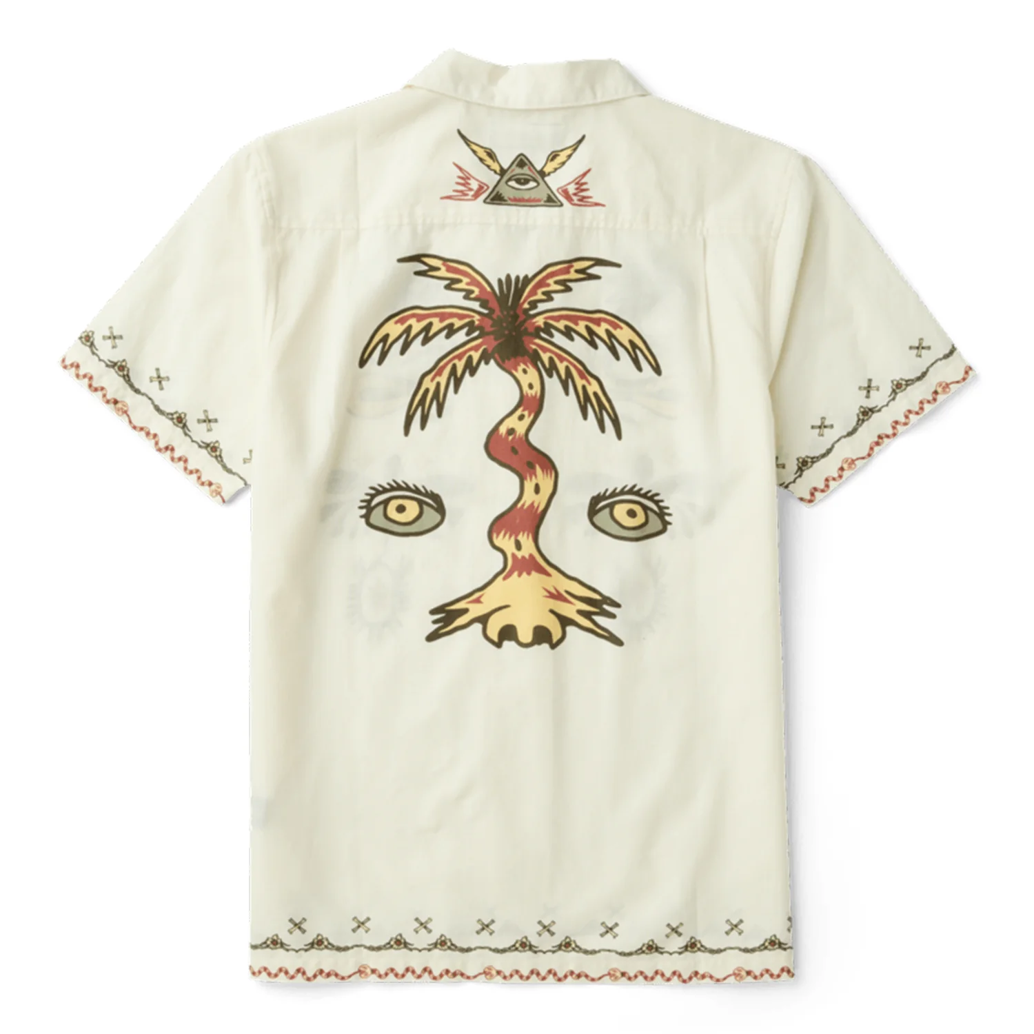 Roark Men's Gonzo S/S Woven Shirt Unbleached - Image 2
