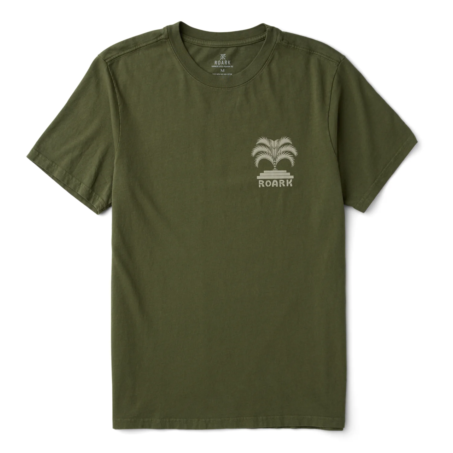Roark Men's Moto Palm T Shirt Military - Image 2