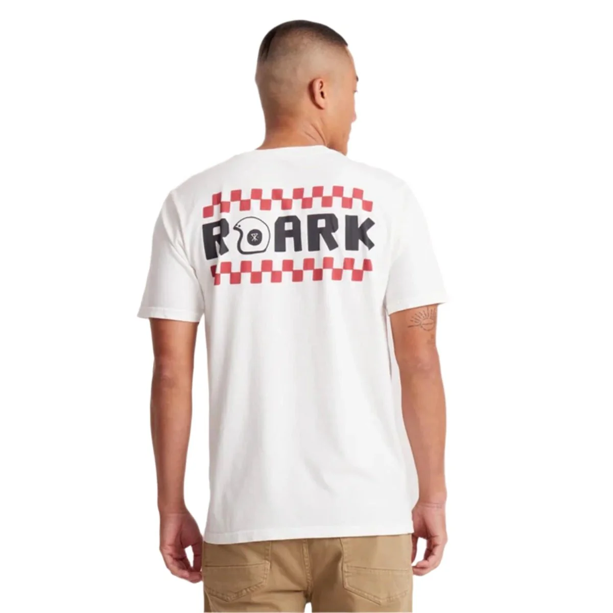 Roark Men's Moto Pocket T-Shirt Off White - Image 2