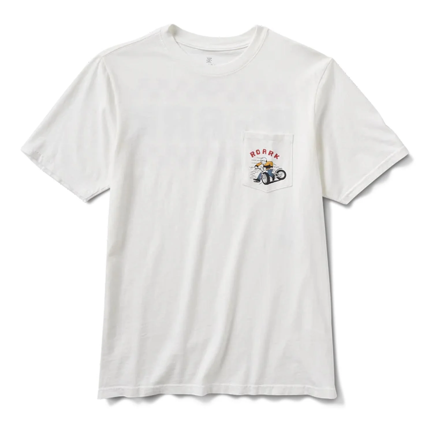 Roark Men's Moto Pocket T-Shirt Off White - Image 3