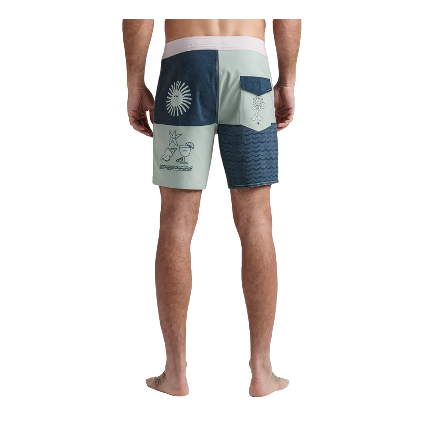 Roark Men's Passage 17" Boardshort Costa Chapporal - Image 3