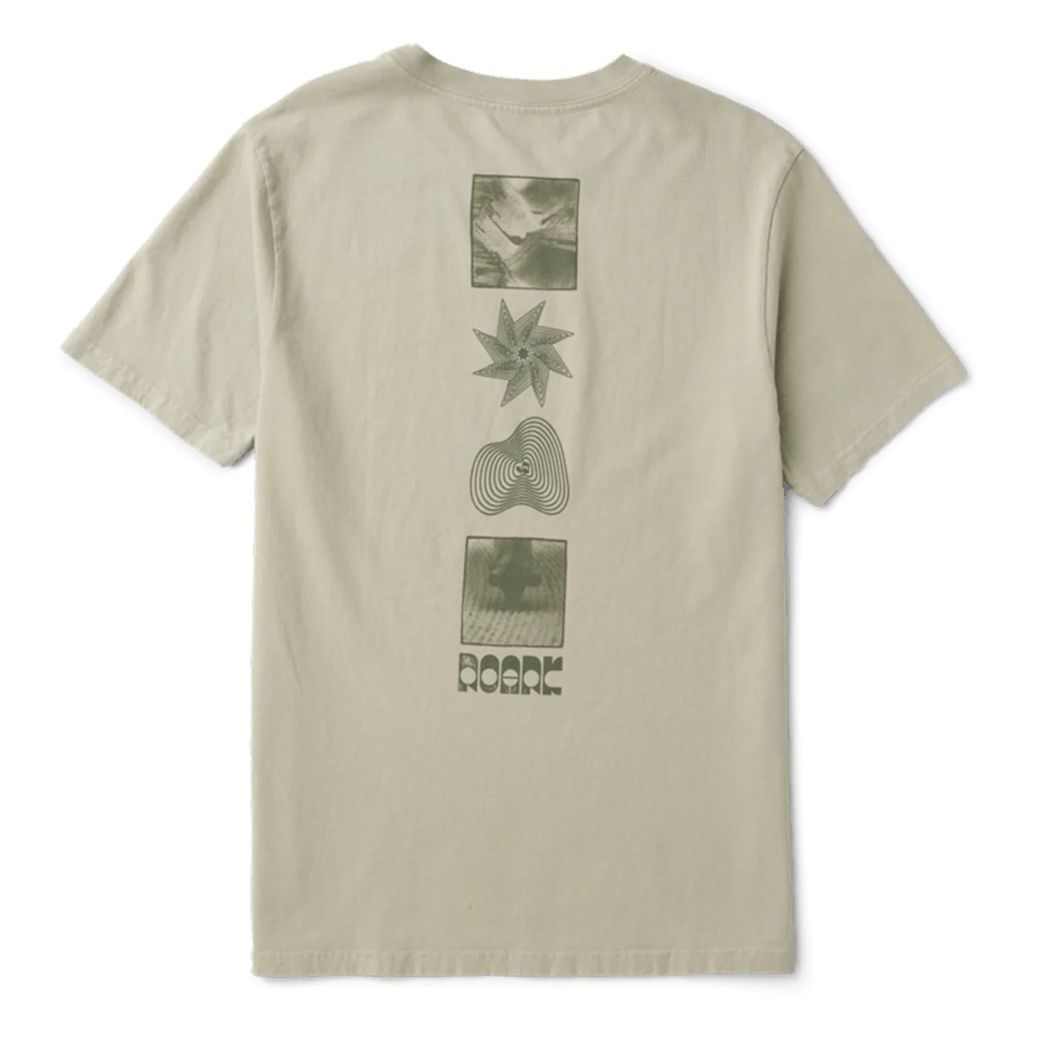 Roark Men's Phonograph T Shirt Fossil - Image 2