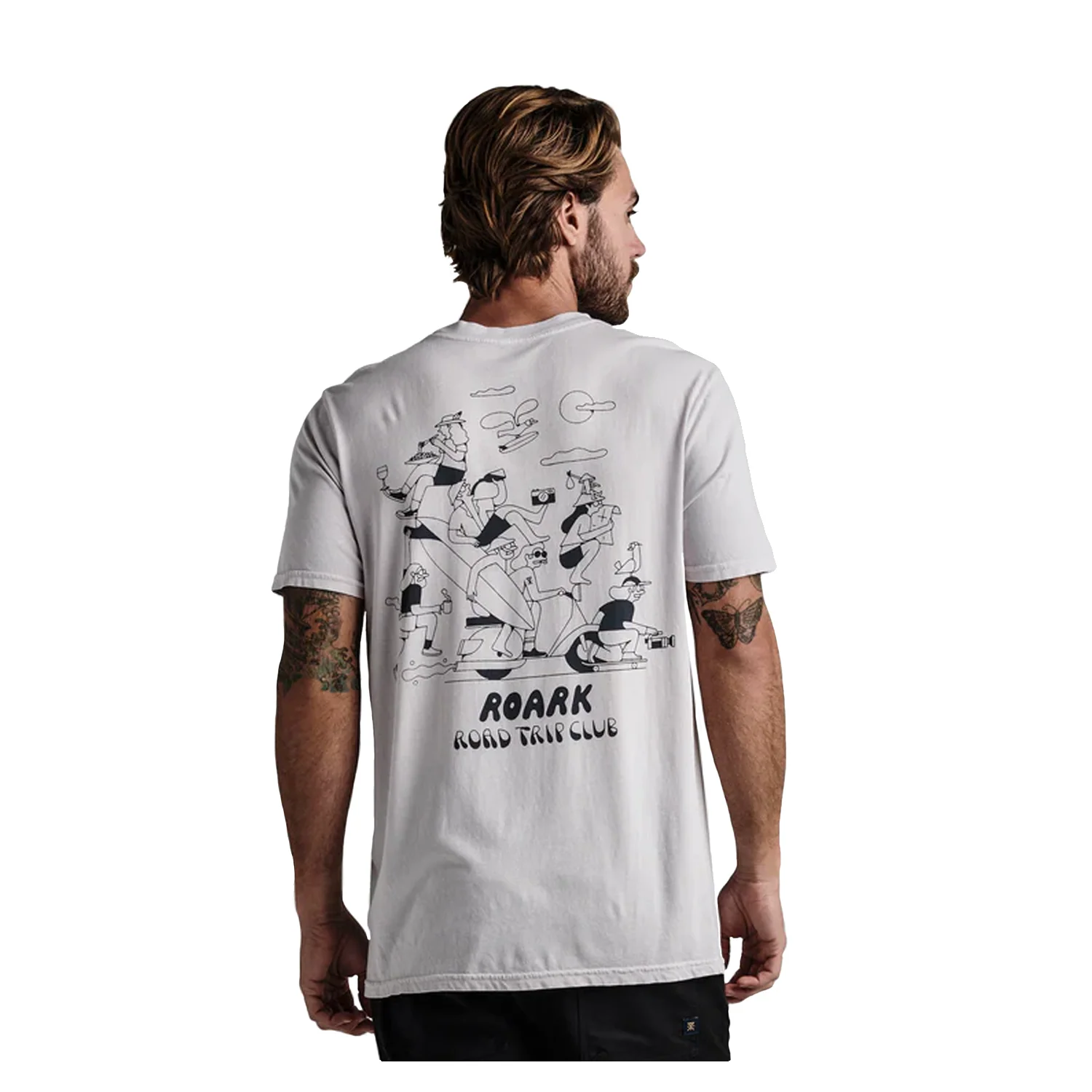 Roark Men's Roadtrip Club T Shirt Dusty Lilac - Image 2