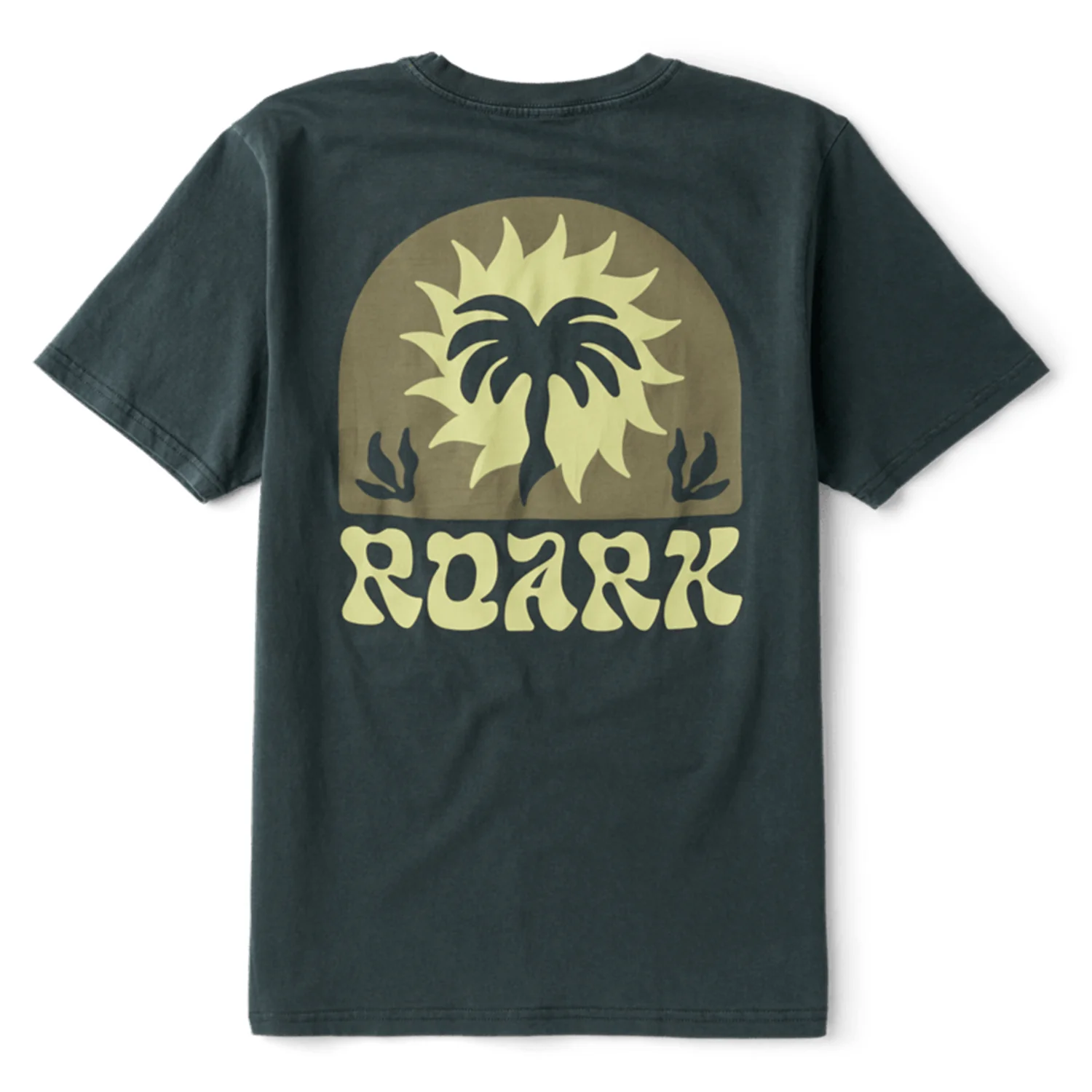 Roark Men's Roark Palm T Shirt Charcoal - Image 2