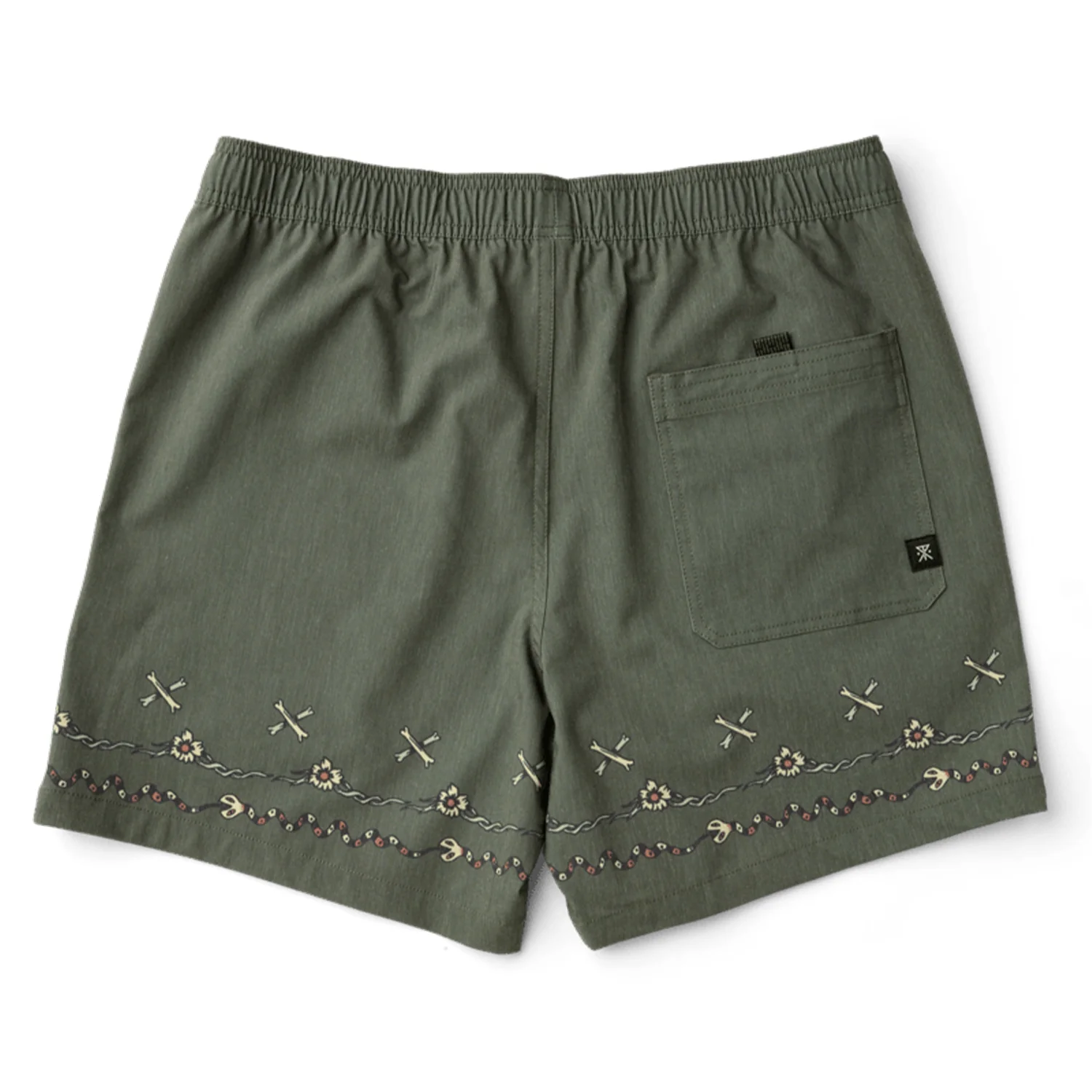 Roark Men's Shorey 16" Boardshort Military - Image 2