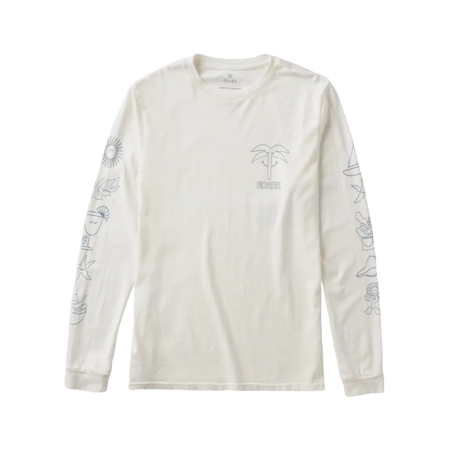 Roark Men's Sole Splendente L/S T Shirt Off White - Image 3