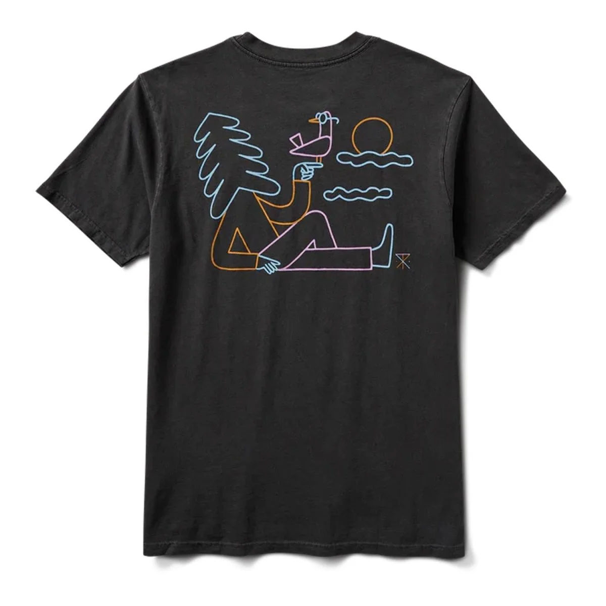 Roark Men's Unhustle T-Shirt Charcoal - Image 4