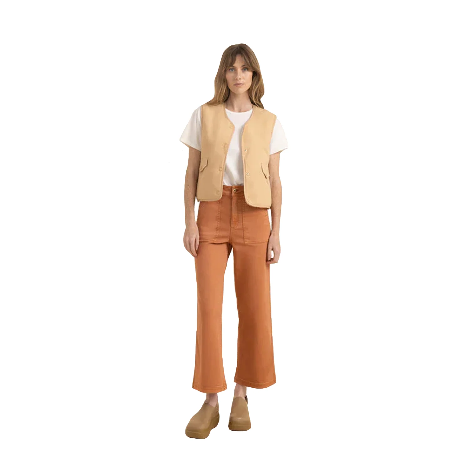 Roark Women's Bandit Vest Jacket Crema - Image 3