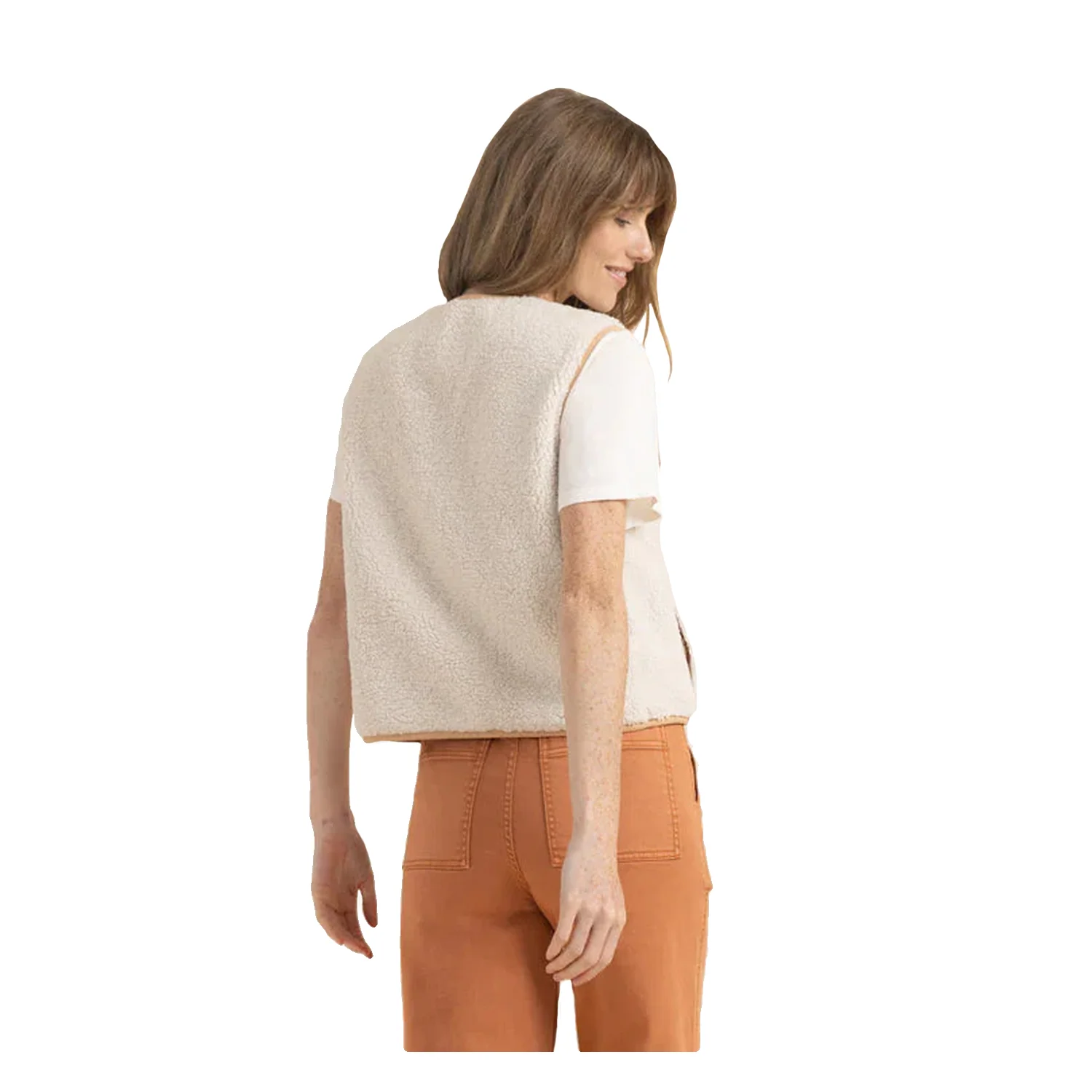 Roark Women's Bandit Vest Jacket Crema - Image 5
