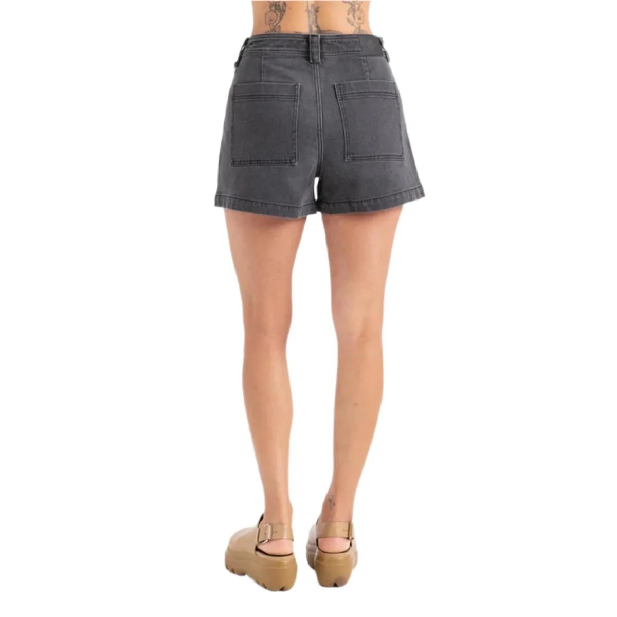 Roark Women's HWY Short Faded Black - Image 2