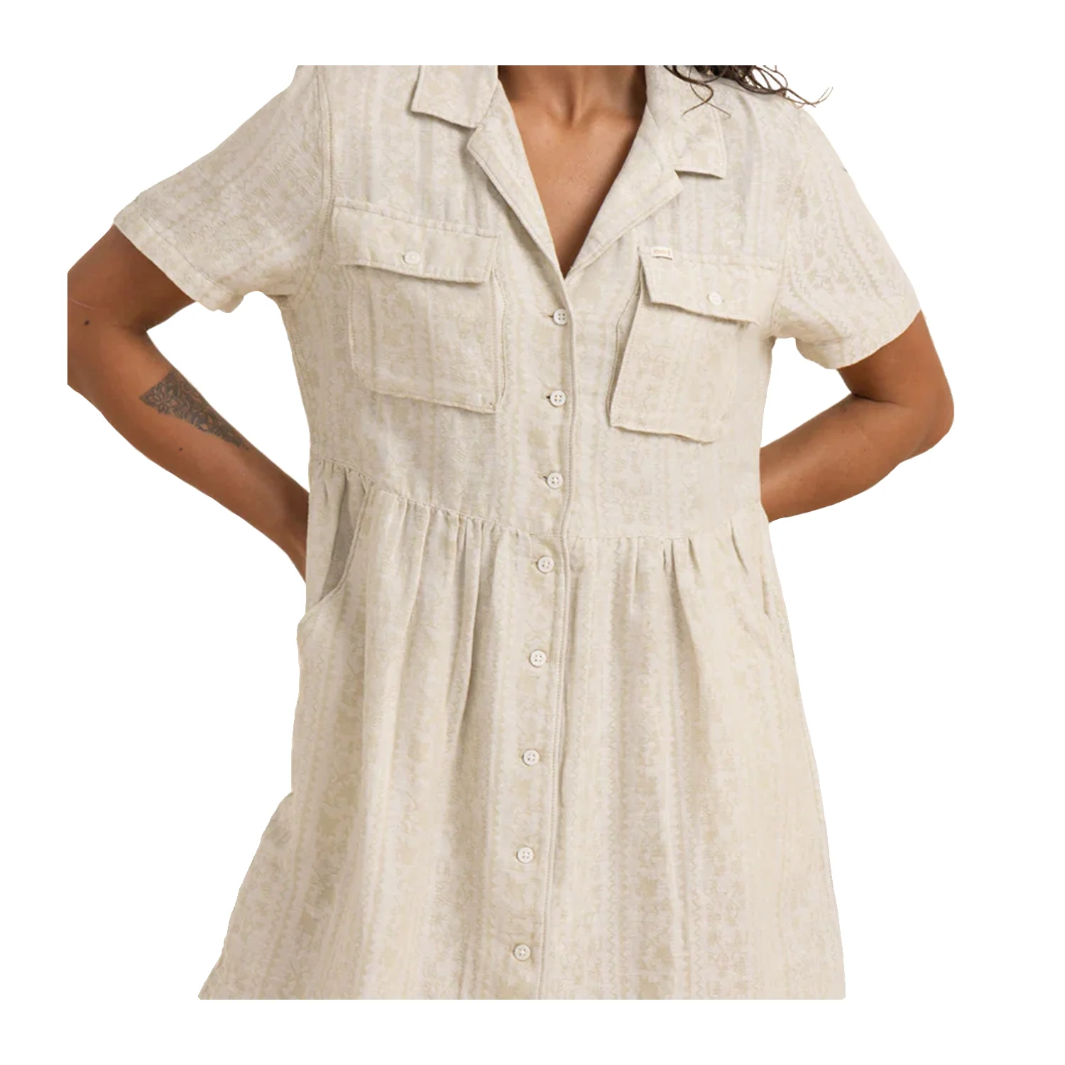 Roark Women's Riviera Dress Coconut - Image 4