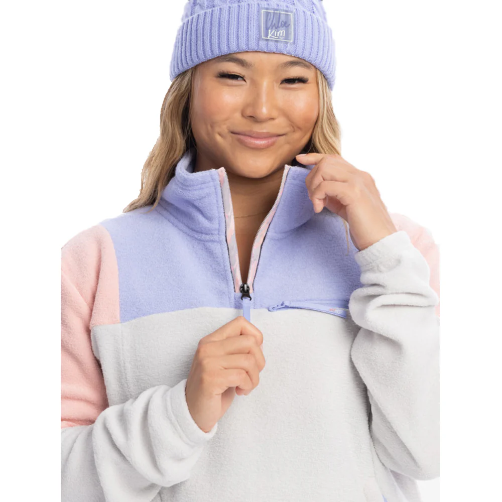 Roxy Chloe Kim Layer Fleece Sweater 2023 - Image 5