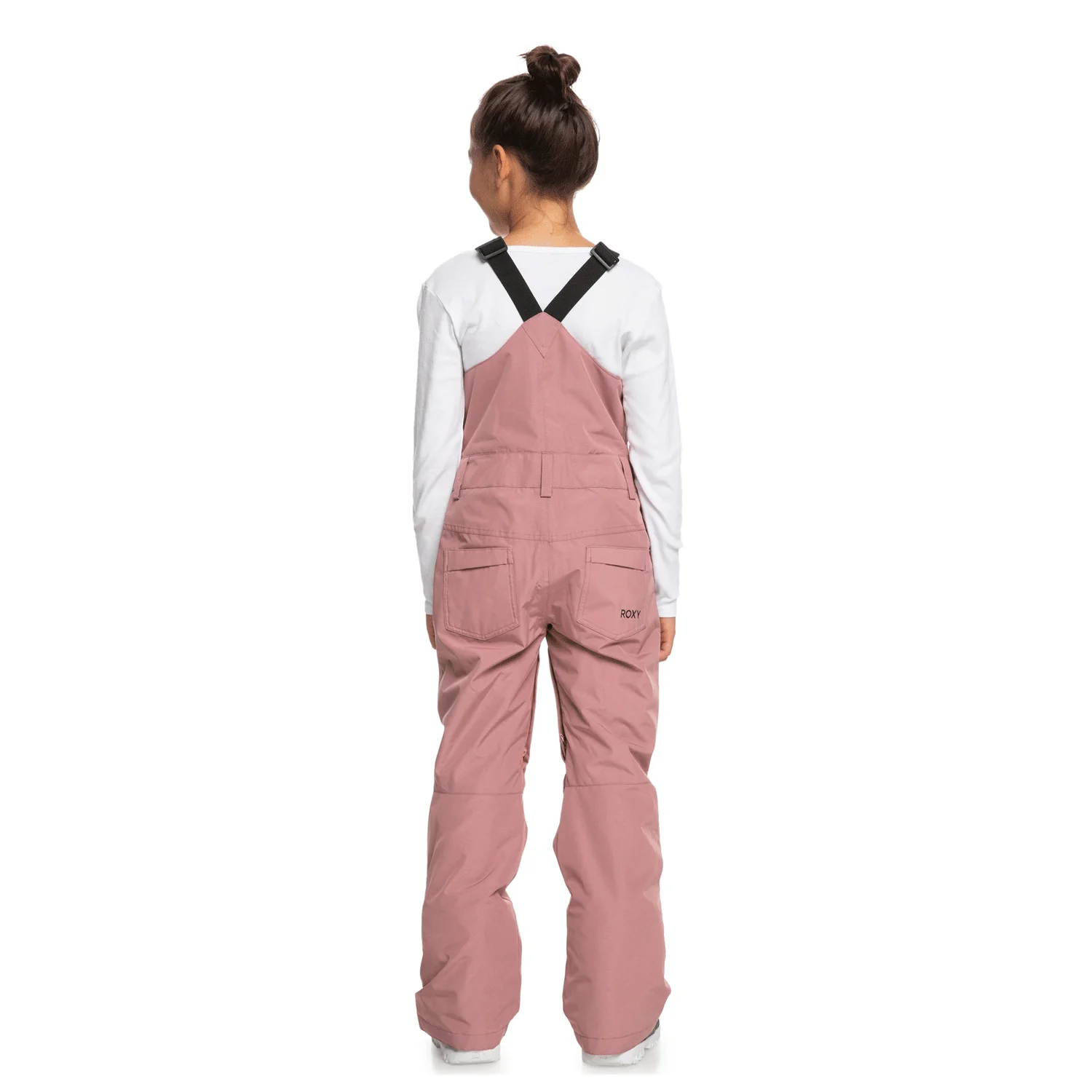 Roxy Kids Non Stop Bib Pant 2024 Dusty Rose - Image 3