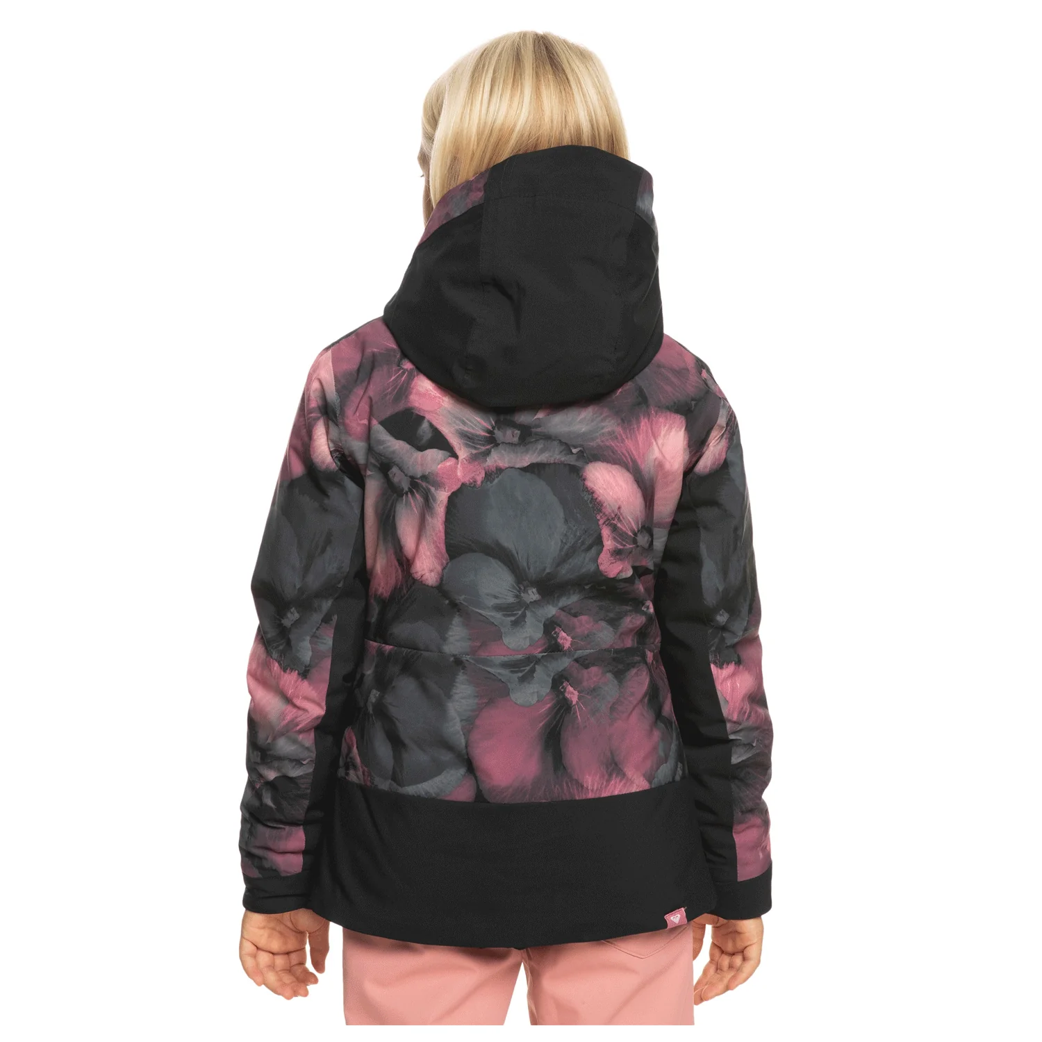 Roxy Kids Silverwinter Jacket 2024 True Black Pansy - Image 2