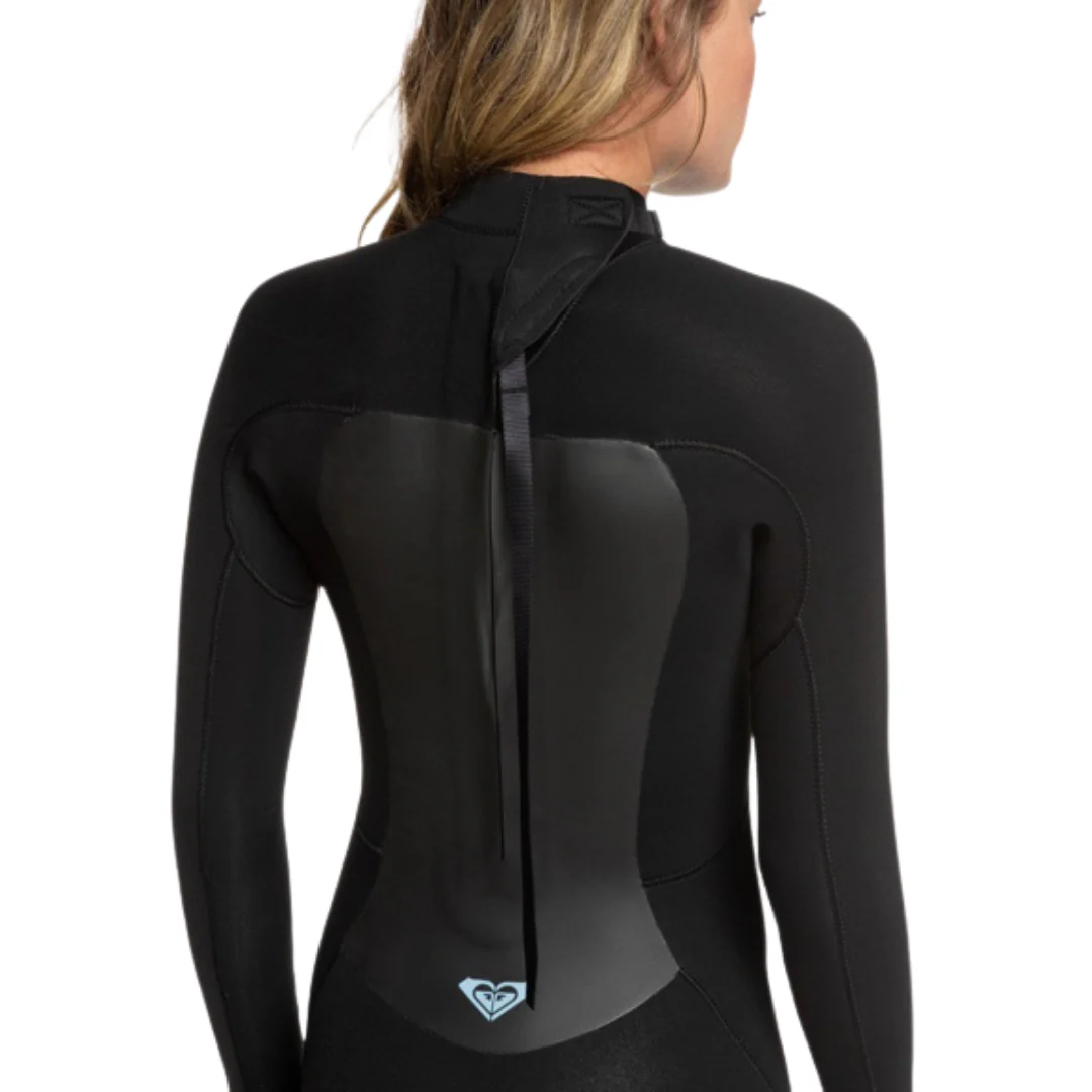 Roxy Women's Prologue 5/4/3mm Back Zip Wetsuit Black - Image 4