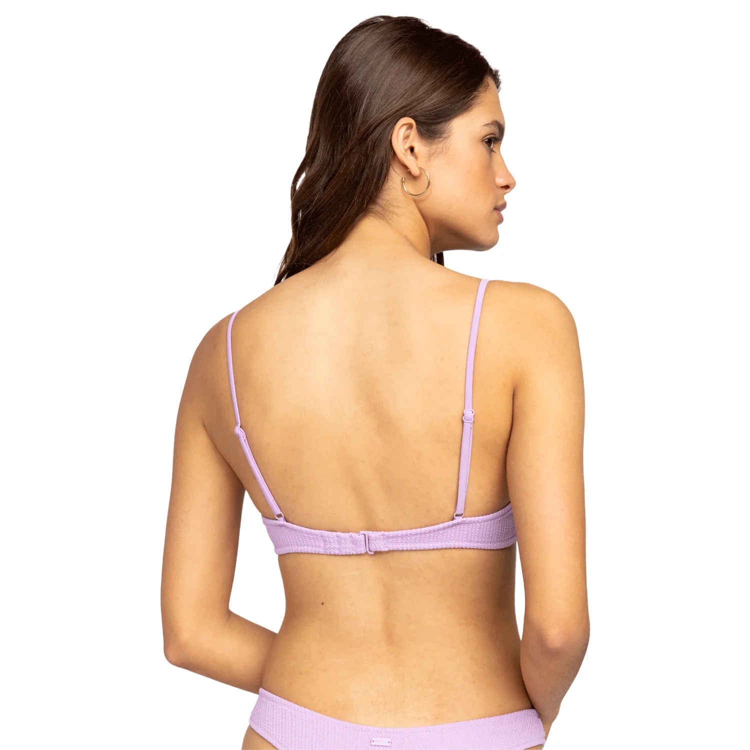 Roxy Women's Aruba Basic Bralette Top Crocus Petal - Image 2