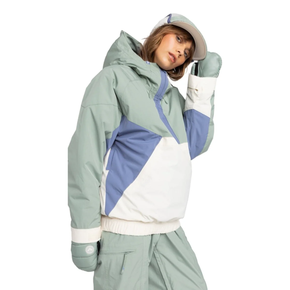 Roxy Women's Chloe Kim Anorak Jacket 2025 Lily Pad - Image 3