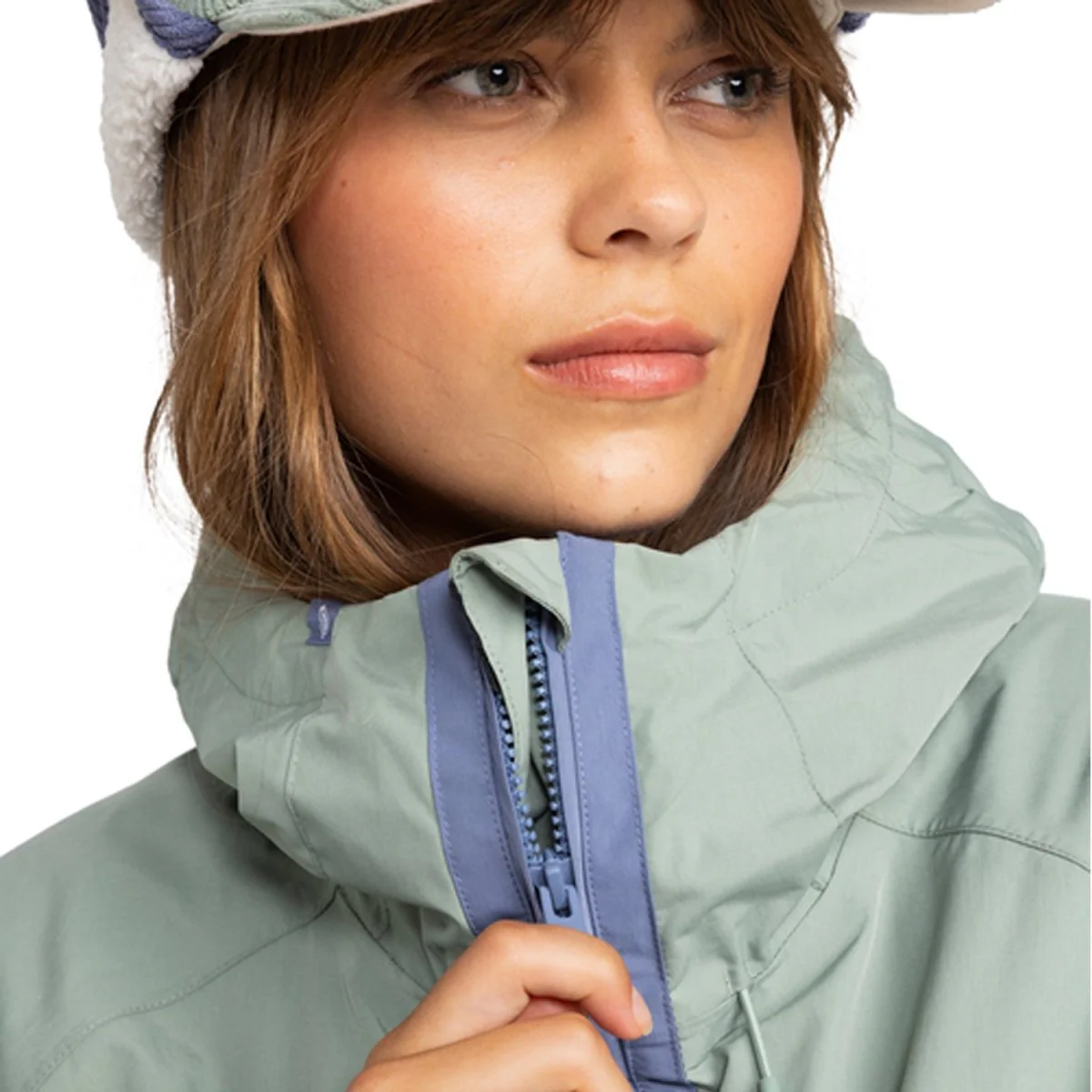 Roxy Women's Chloe Kim Anorak Jacket 2025 Lily Pad - Image 4