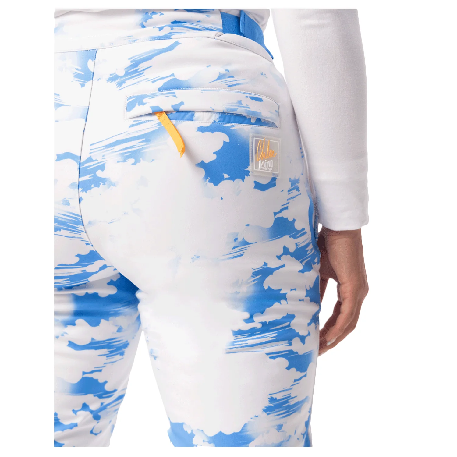Roxy Women's Chloe Kim Pant 2024 Azure Blue Clouds - Image 3