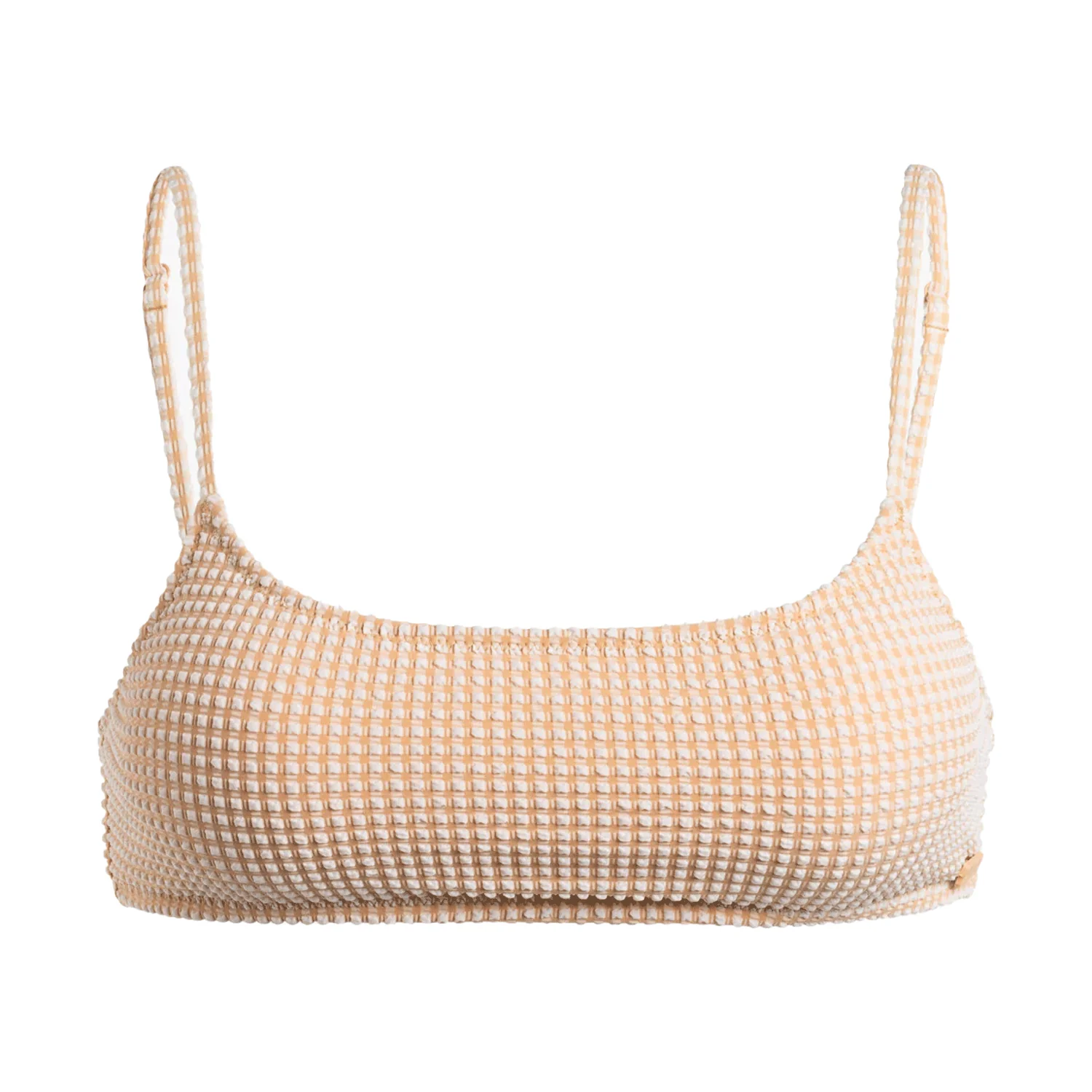 Roxy Women's Gingham Bralette Top Porcini - Image 3