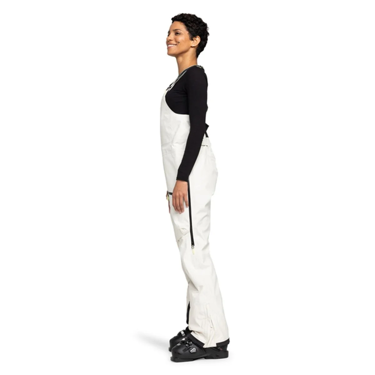 Roxy Women's Gore-tex Lunalite 3L Bib Pant 2025 Buttercream - Image 3