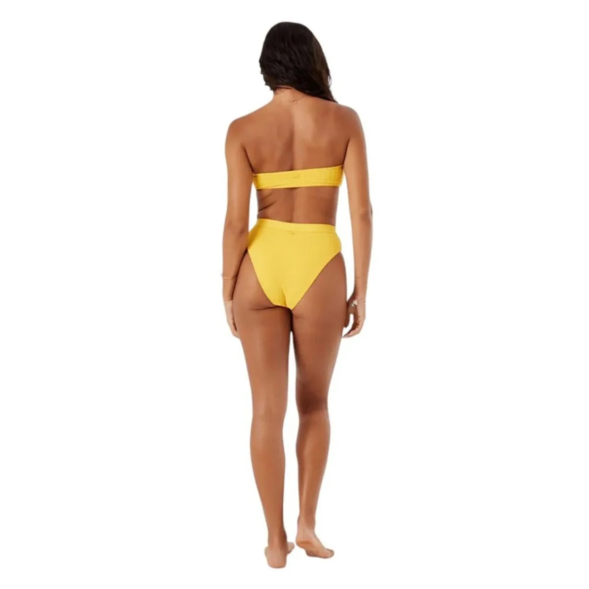 Roxy Women's Haliewa Banded High Waist Bottom Golden Rod - Image 2