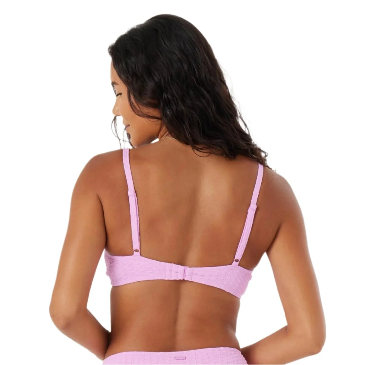 Roxy Women's Haliewa Knot Bralette Top Lilac - Image 2