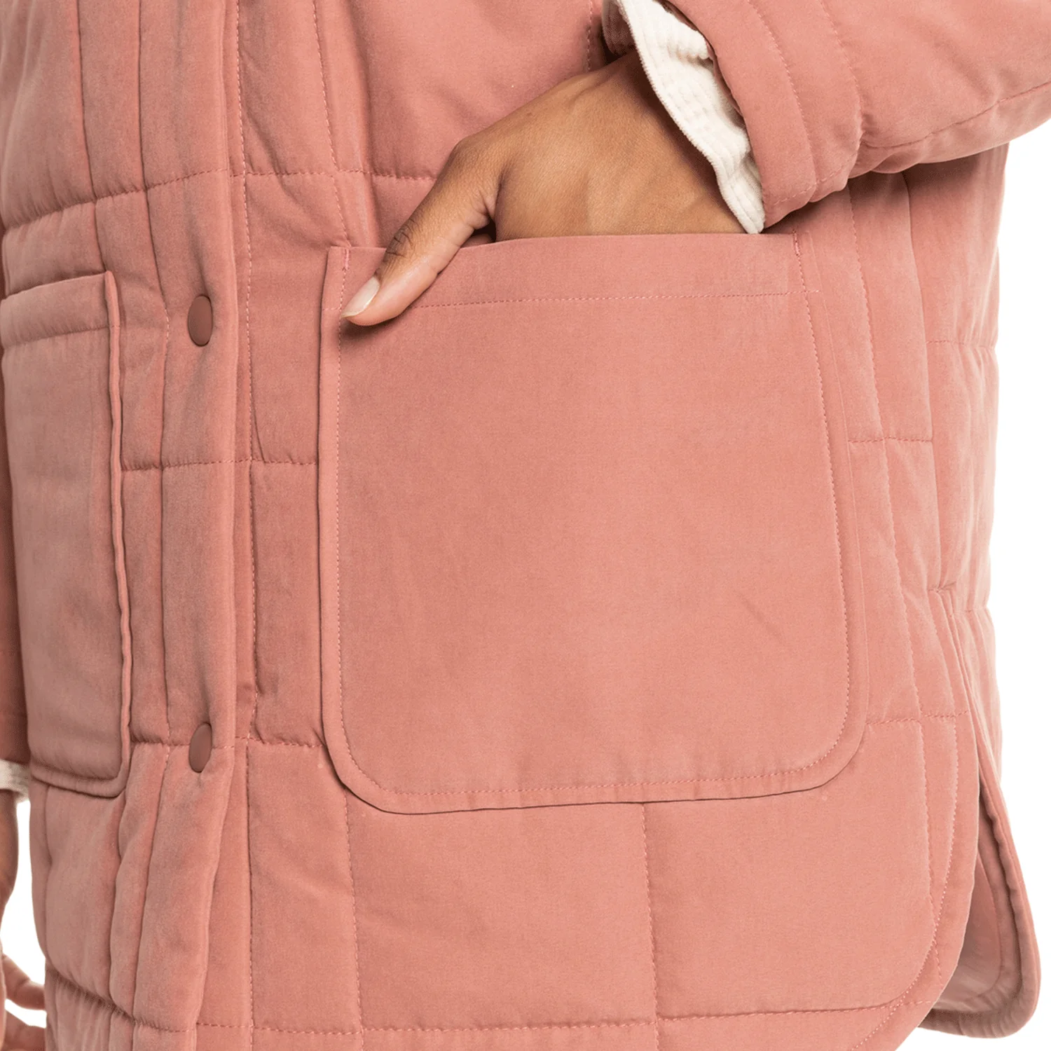 Roxy Women's Next Up Jacket Cedar Wood - Image 3
