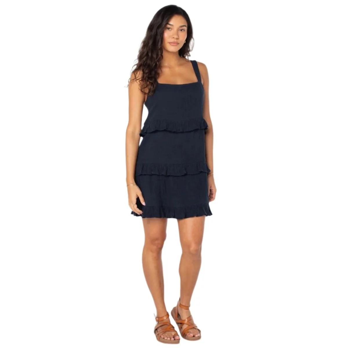 Roxy Women's Soft Sand Mini Dress Anthracite - Image 3