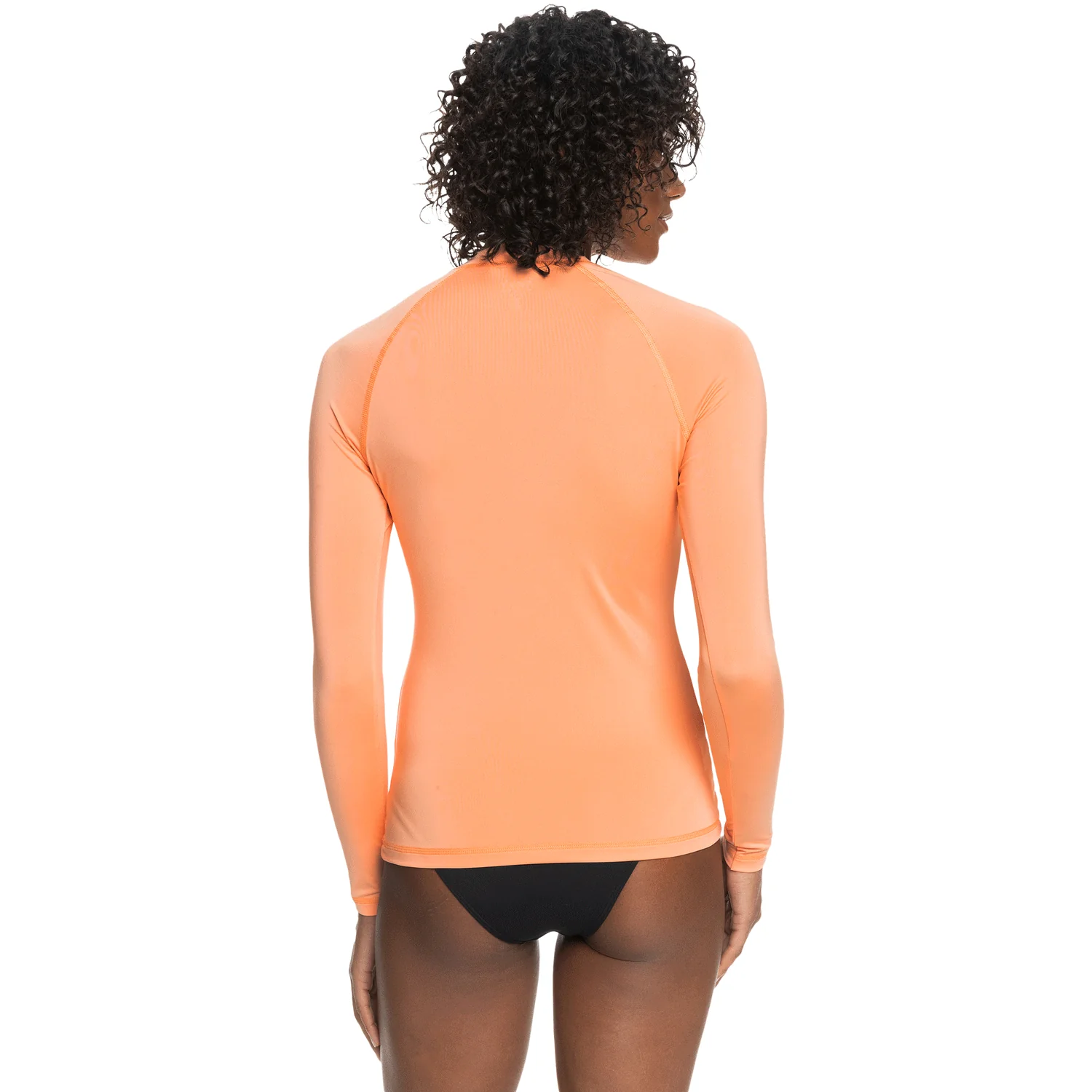 Roxy Women's Whole Hearted Long Sleeve UPF 50 Rashguard Papaya Punch - Image 2