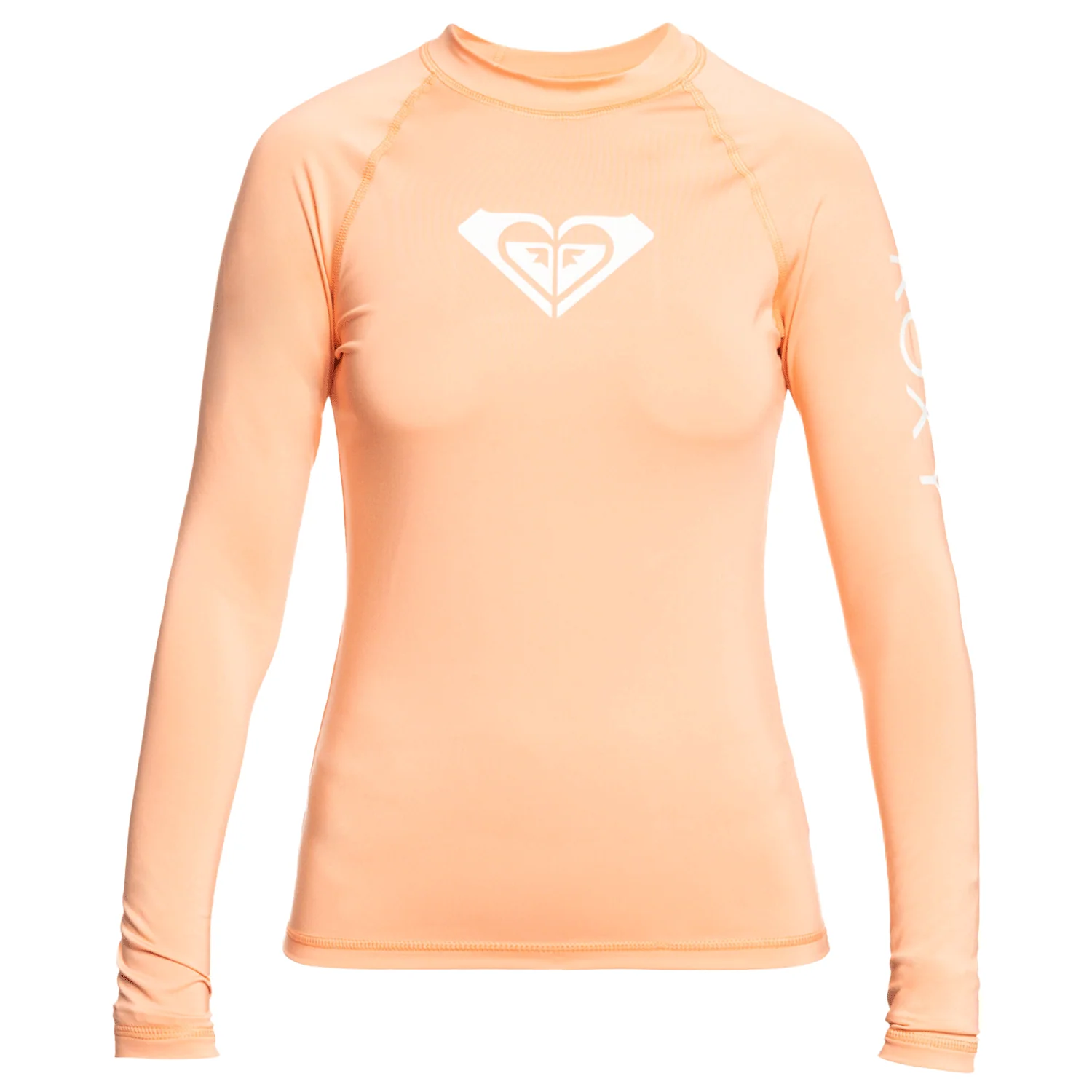 Roxy Women's Whole Hearted Long Sleeve UPF 50 Rashguard Papaya Punch - Image 3