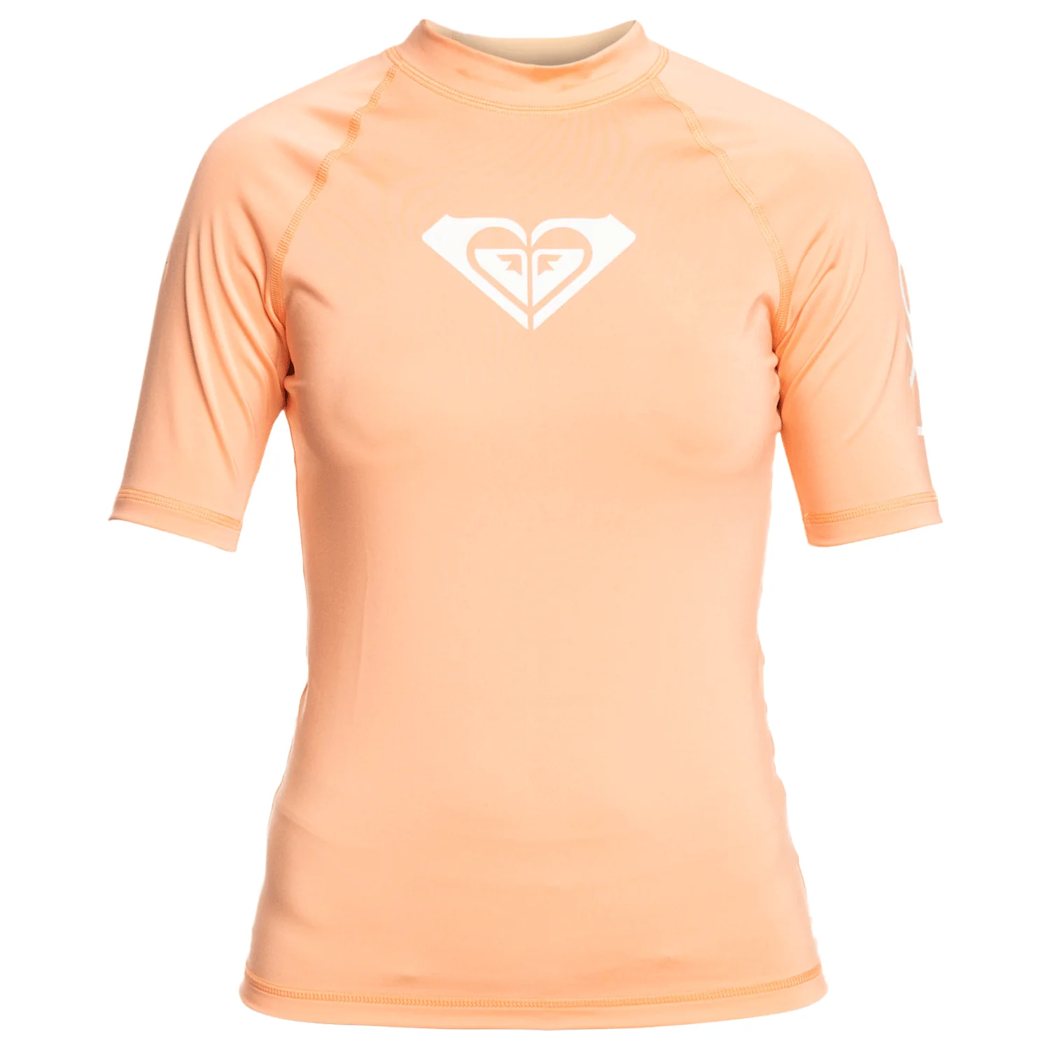 Roxy Women's Whole Hearted Short Sleeve UPF 50 Rashguard Papaya Punch - Image 3