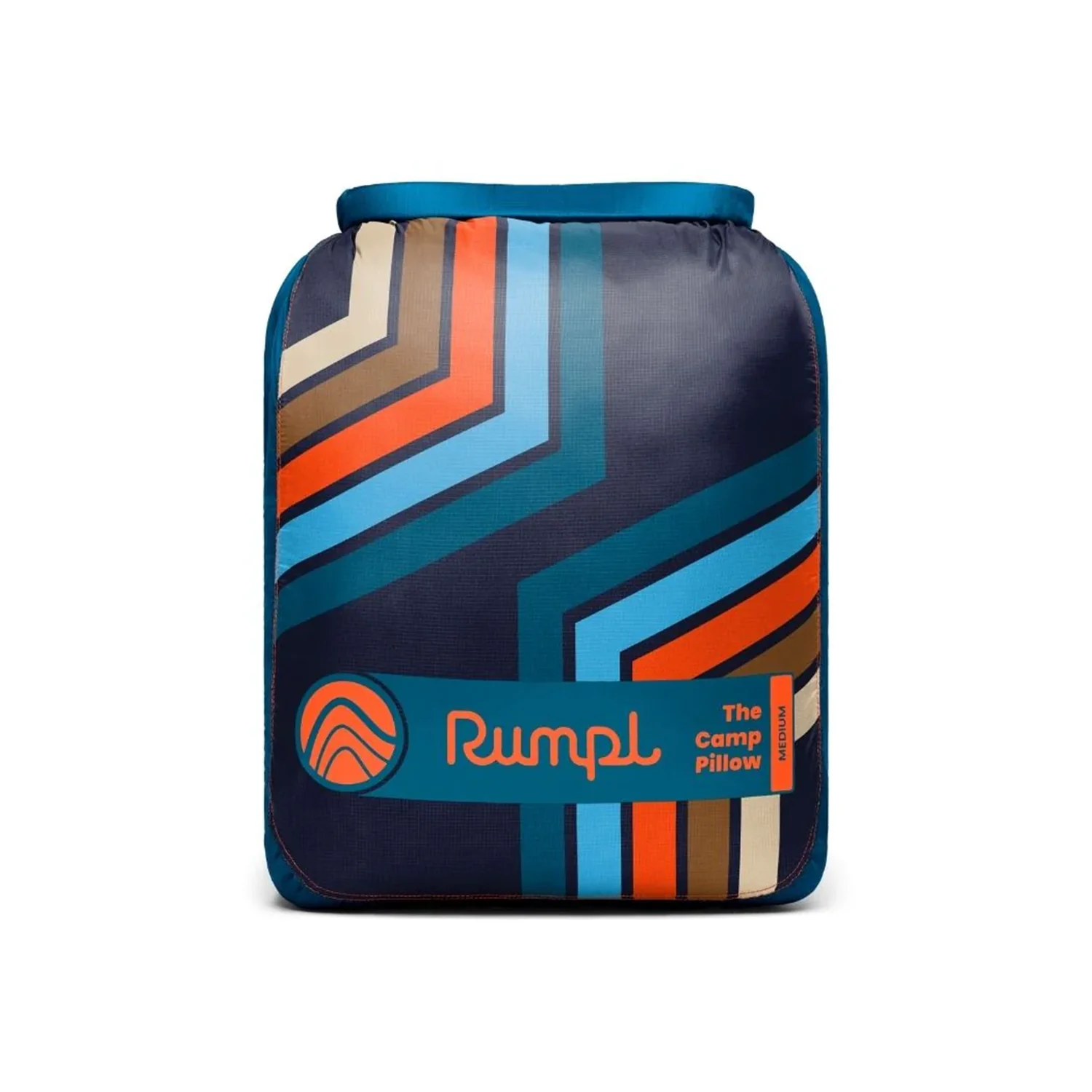 Rumpl Camp Pillow Midnight Retro Stripes - Image 2