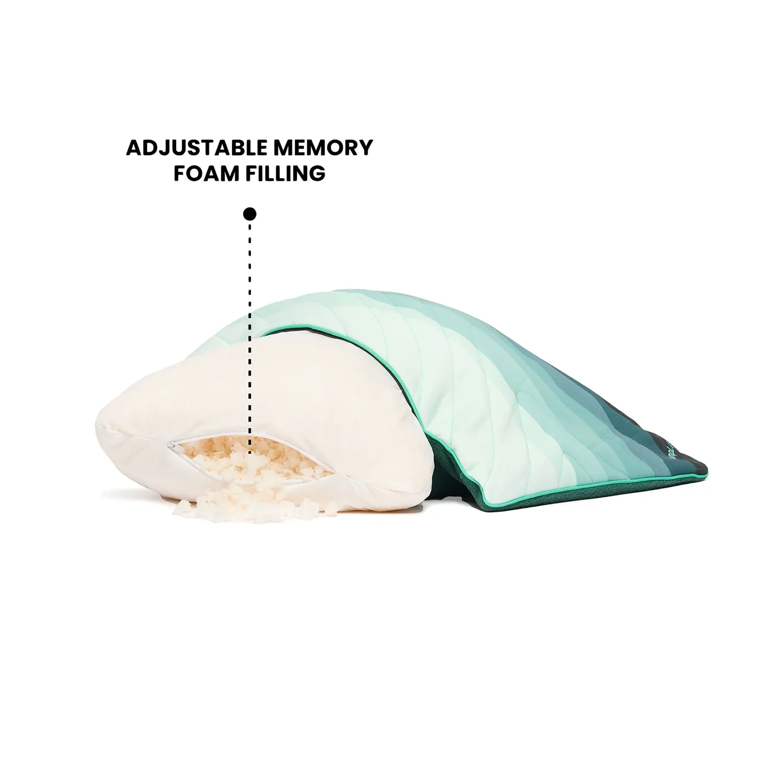 Rumpl Camp Pillow Midnight Retro Stripes - Image 4